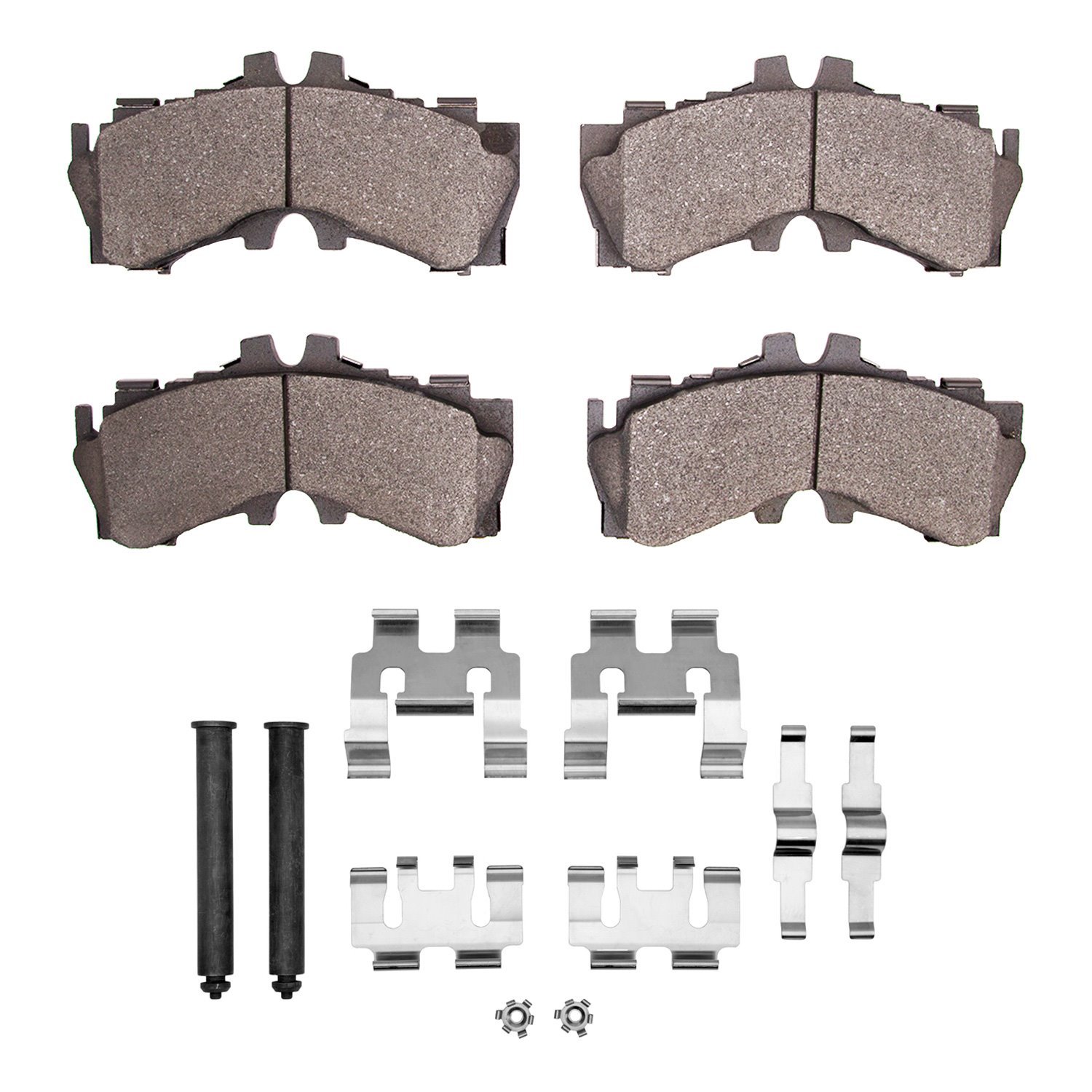 3000-Series Ceramic Brake Pads & Hardware Kit, Fits