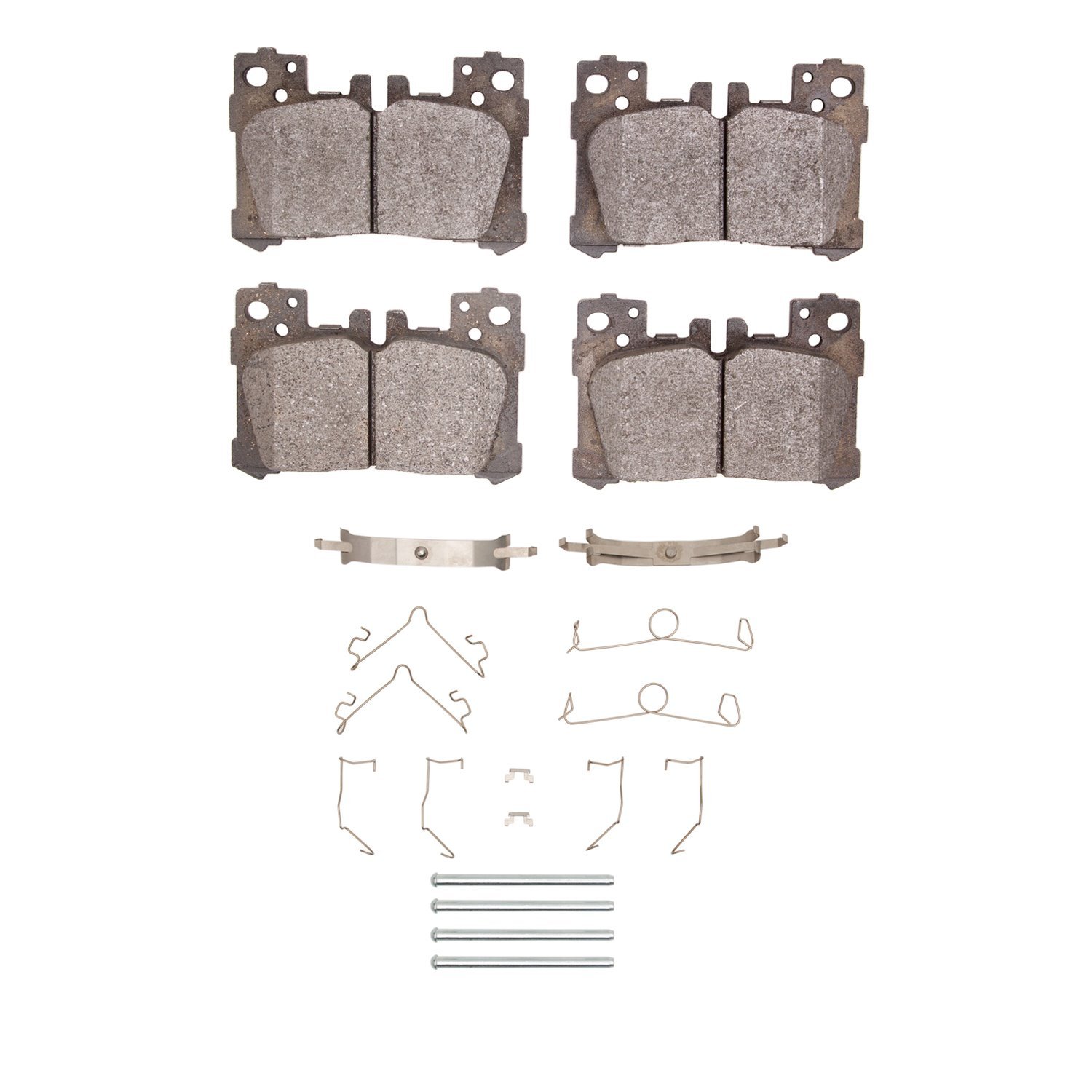1310-2063-01 3000-Series Ceramic Brake Pads & Hardware Kit, Fits Select Lexus/Toyota/Scion, Position: Rear