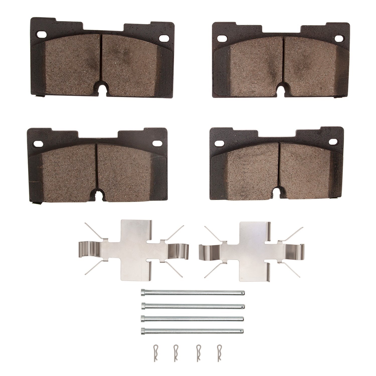 1310-2173-01 3000-Series Ceramic Brake Pads & Hardware Kit, Fits Select GM, Position: Front