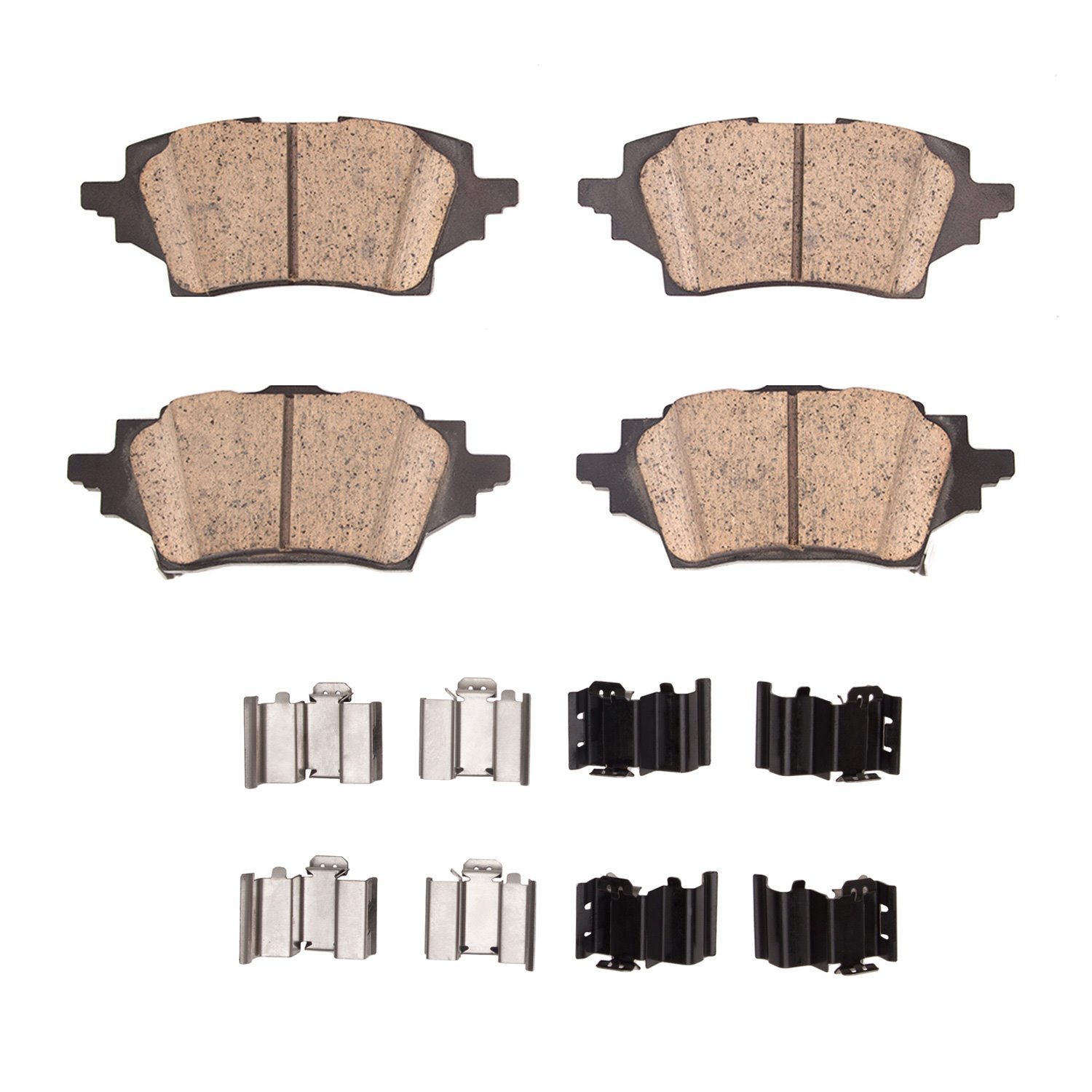 1310-2202-01 3000-Series Ceramic Brake Pads & Hardware Kit, Fits Select Lexus/Toyota/Scion, Position: Rear