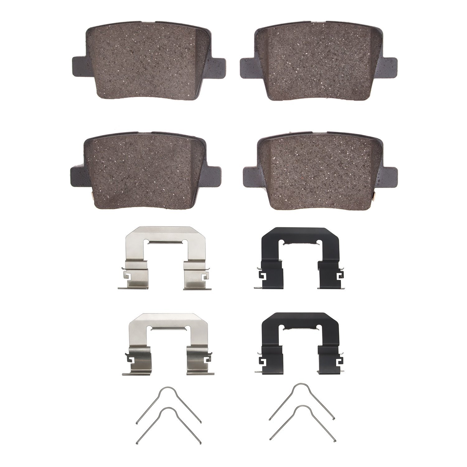 1310-2203-01 3000-Series Ceramic Brake Pads & Hardware Kit, Fits Select Kia/Hyundai/Genesis, Position: Rear