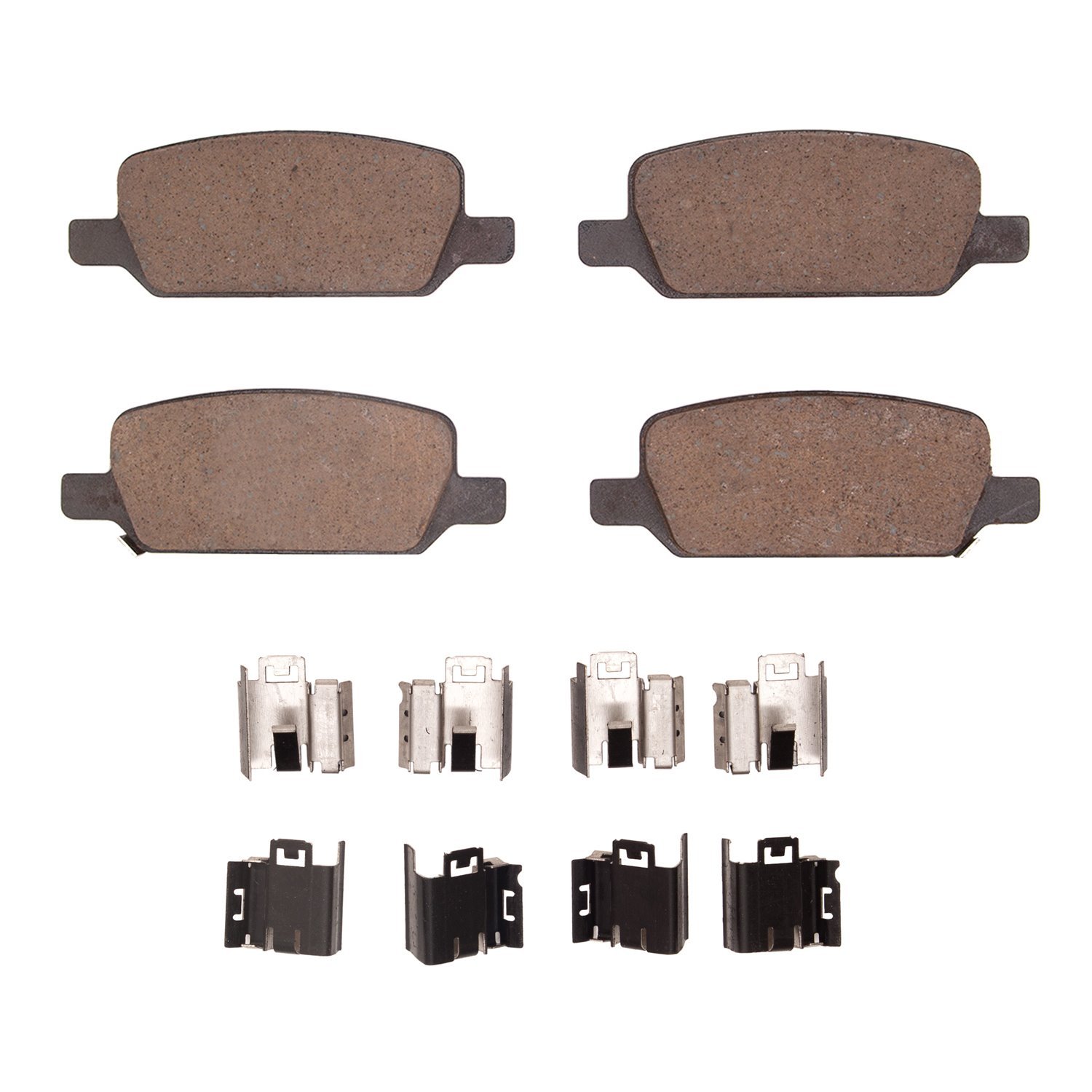 1310-2283-01 3000-Series Ceramic Brake Pads & Hardware Kit, Fits Select Tesla, Position: Rear