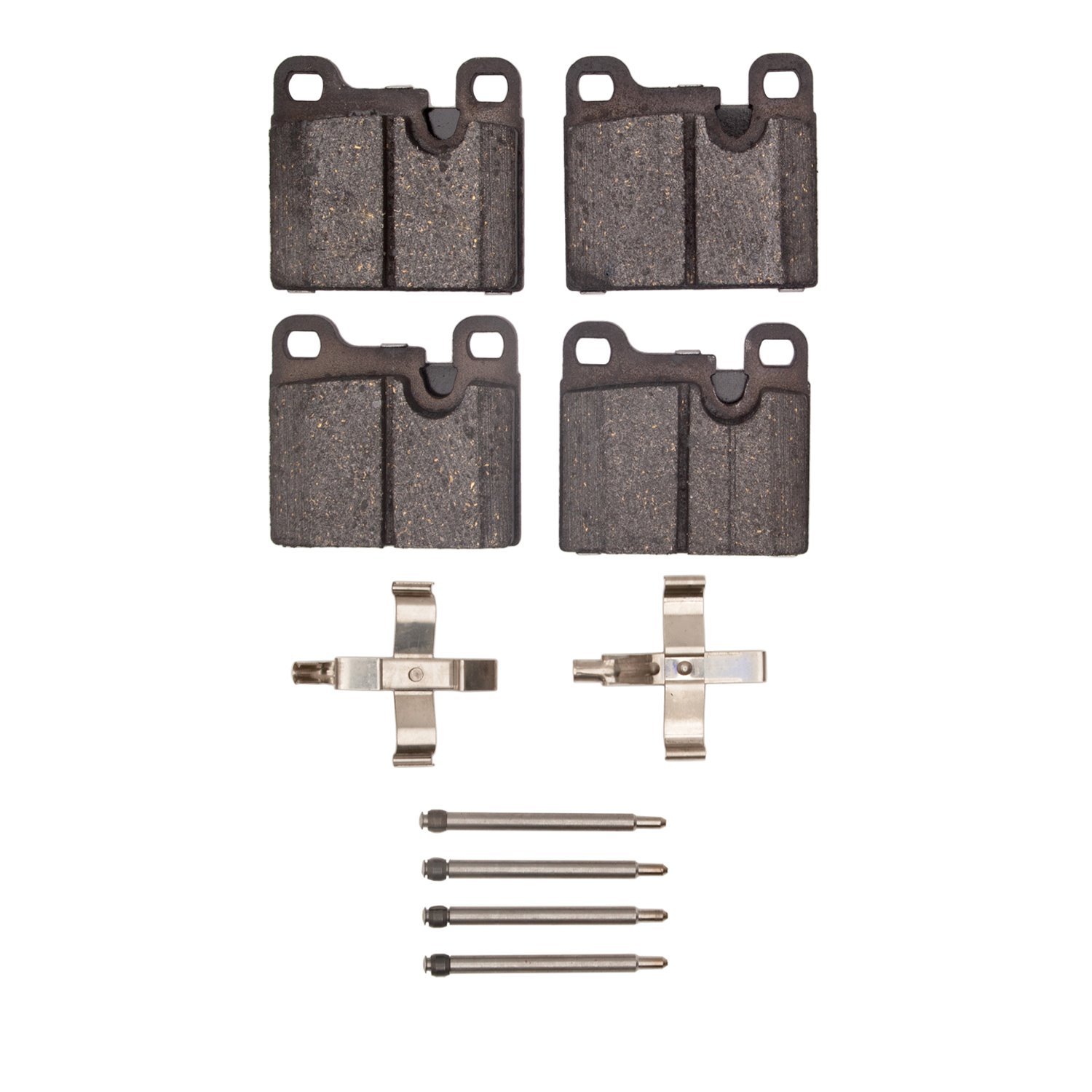 1311-0288-01 3000-Series Semi-Metallic Brake Pads & Hardware Kit, 1984-1989 Porsche, Position: Rear