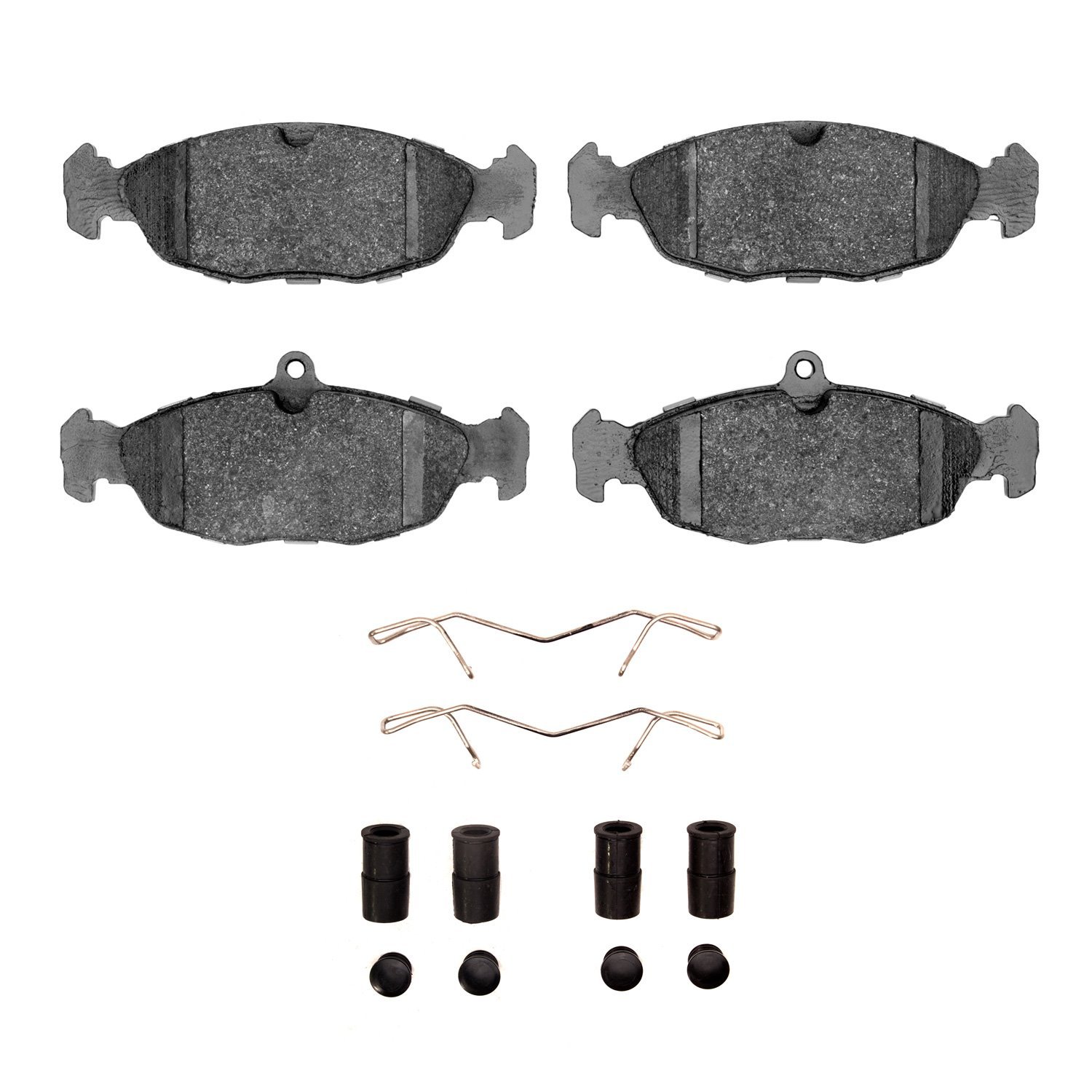 1311-0688-01 3000-Series Semi-Metallic Brake Pads & Hardware Kit, 1995-1999 Multiple Makes/Models, Position: Front,Rear