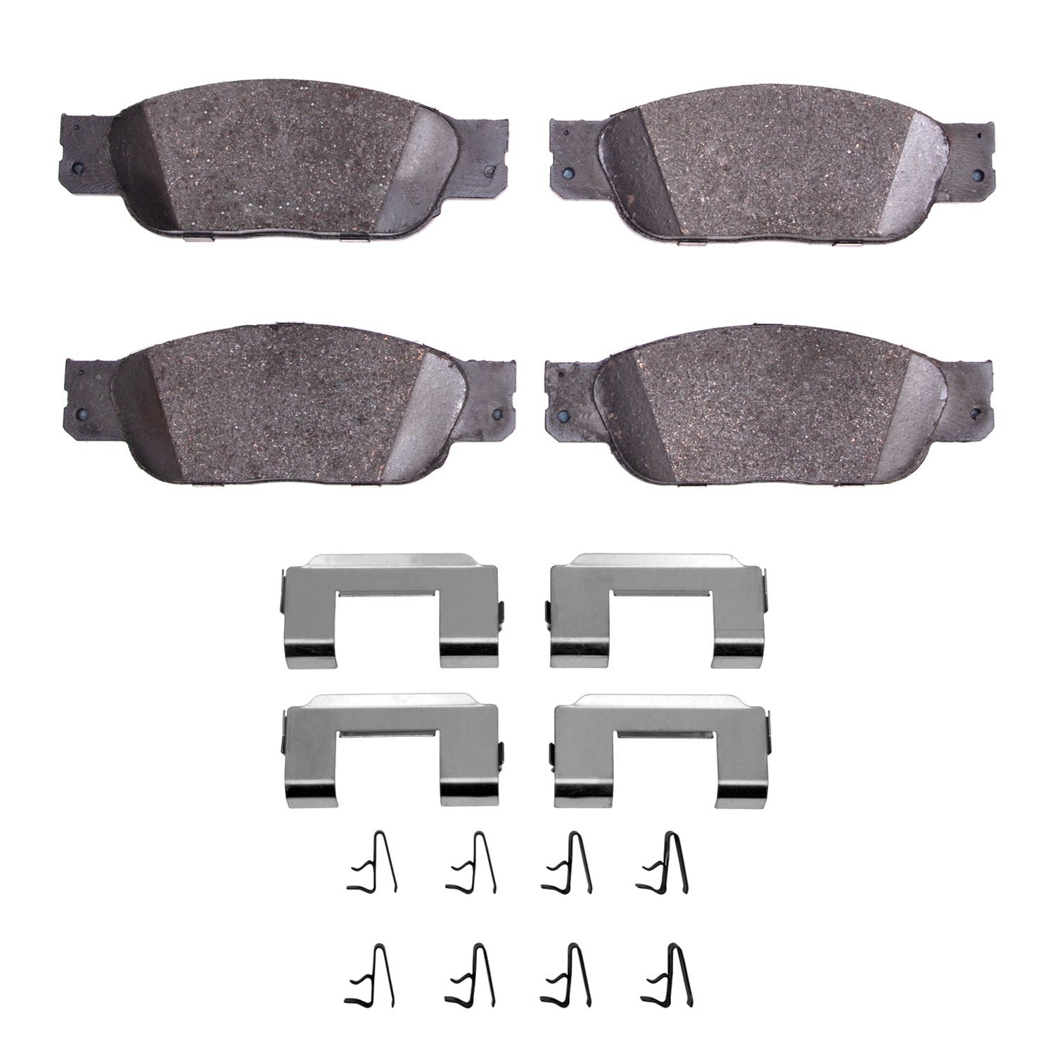 1311-0805-01 3000-Series Semi-Metallic Brake Pads & Hardware Kit, 2000-2006 Multiple Makes/Models, Position: Front