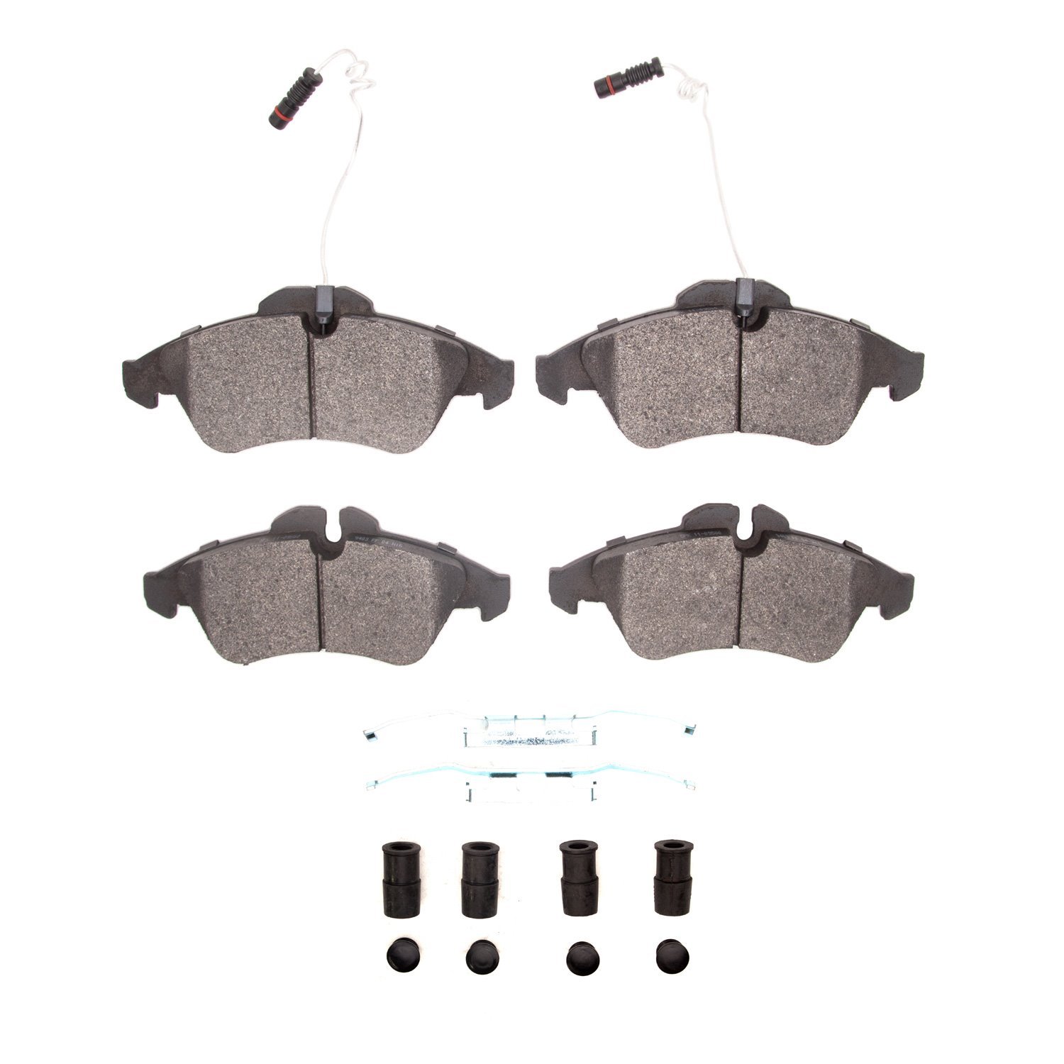 1311-0950-01 3000-Series Semi-Metallic Brake Pads & Hardware Kit, 2002-2006 Multiple Makes/Models, Position: Fr,Front