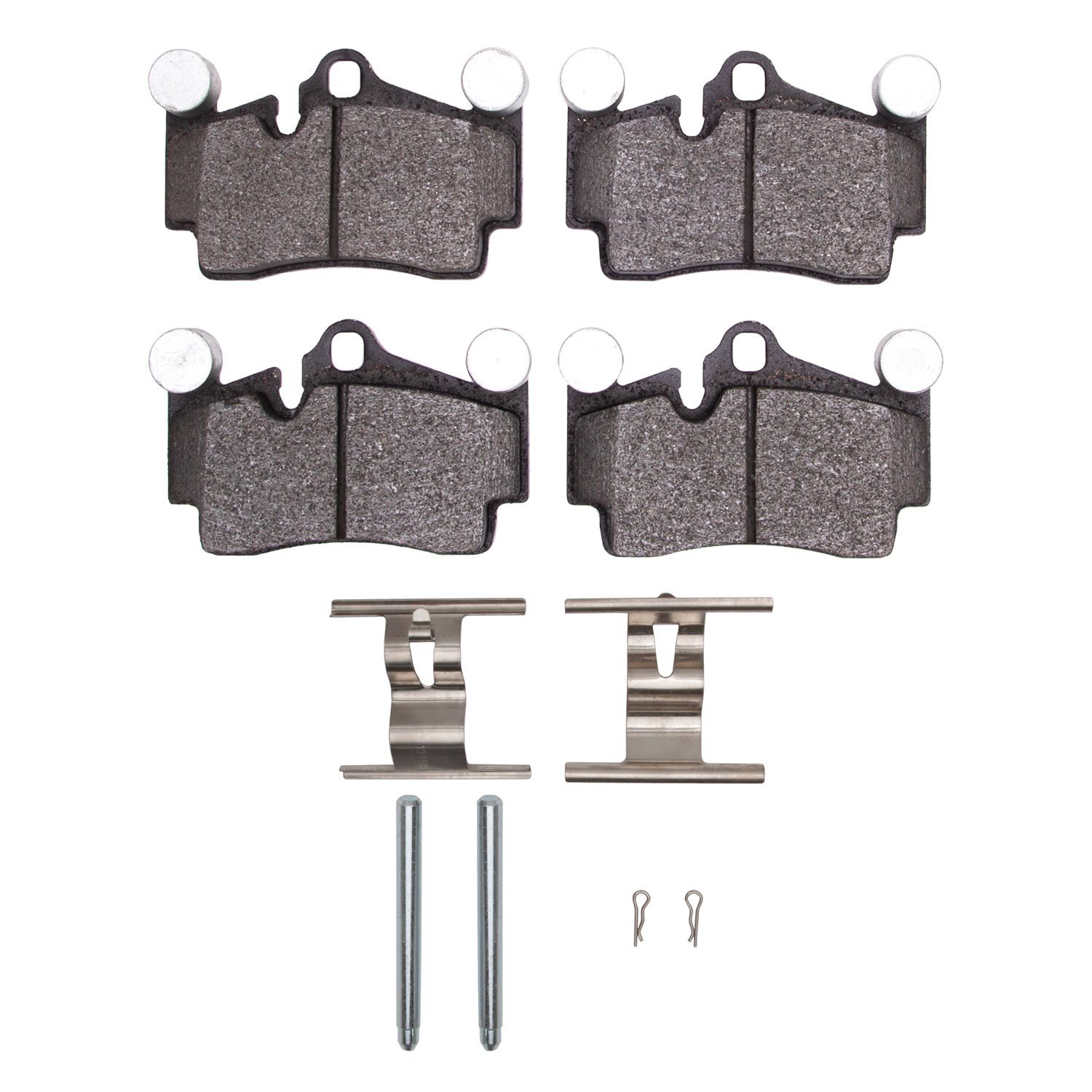 1311-0978-01 3000-Series Semi-Metallic Brake Pads & Hardware Kit, 2003-2015 Multiple Makes/Models, Position: Rear