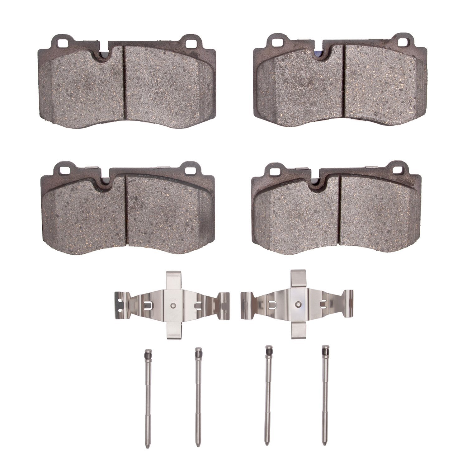 1311-1223-01 3000-Series Semi-Metallic Brake Pads & Hardware Kit, 2007-2014 Mercedes-Benz, Position: Front