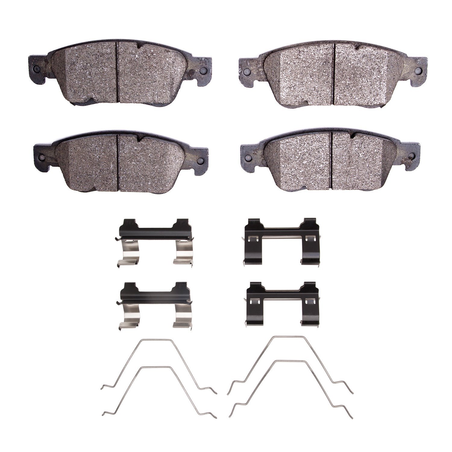 1311-1287-01 3000-Series Semi-Metallic Brake Pads & Hardware Kit, 2007-2015 Infiniti/Nissan, Position: Front