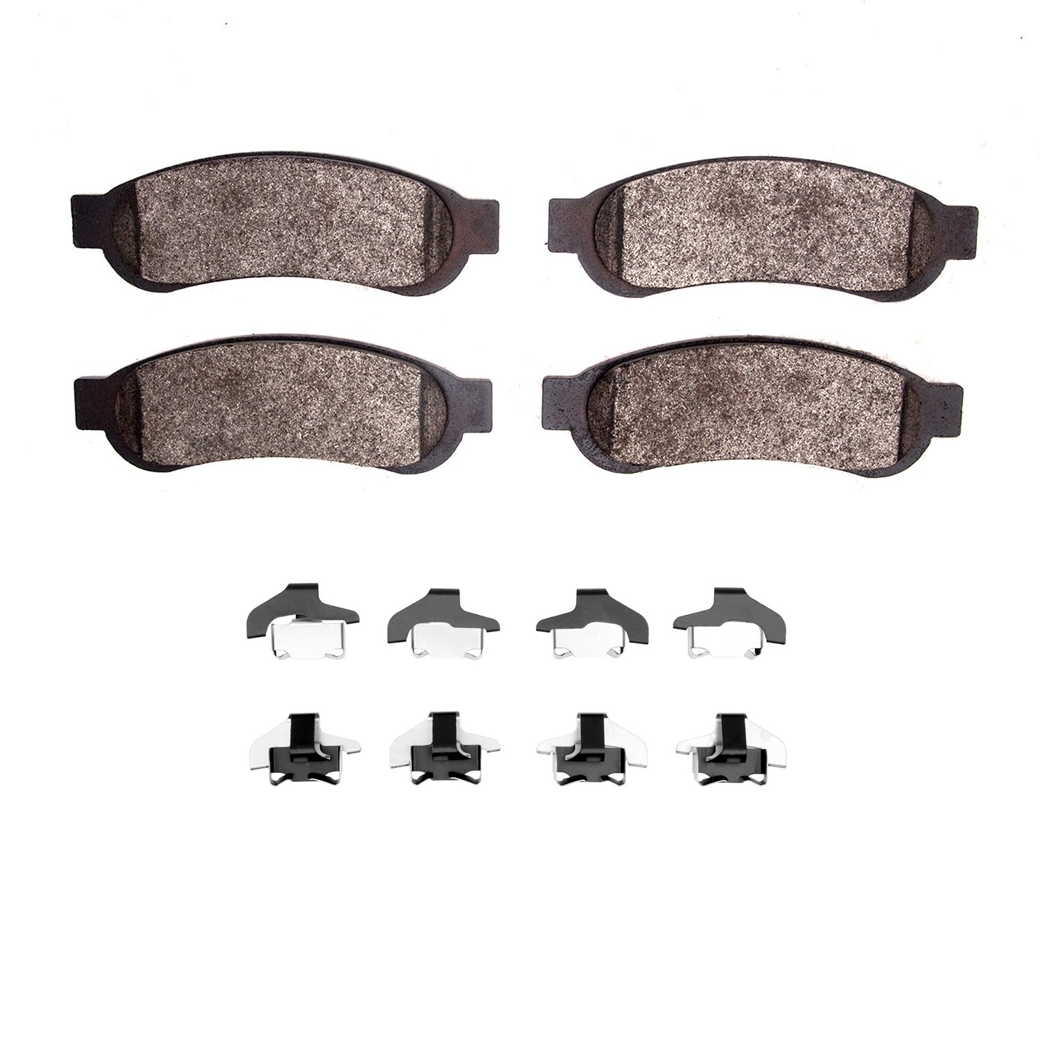 1311-1334-01 3000-Series Semi-Metallic Brake Pads & Hardware Kit, 2010-2012 Ford/Lincoln/Mercury/Mazda, Position: Rr