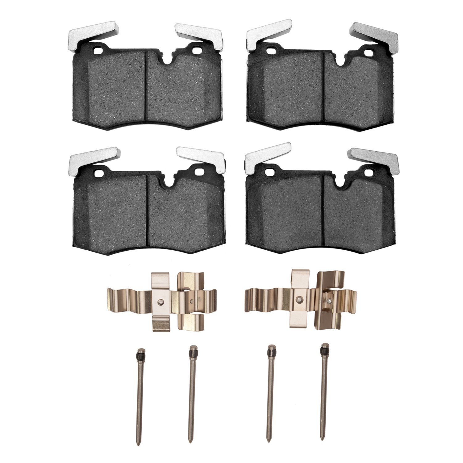 1311-1403-01 3000-Series Semi-Metallic Brake Pads & Hardware Kit, 2009-2014 Mini, Position: Front