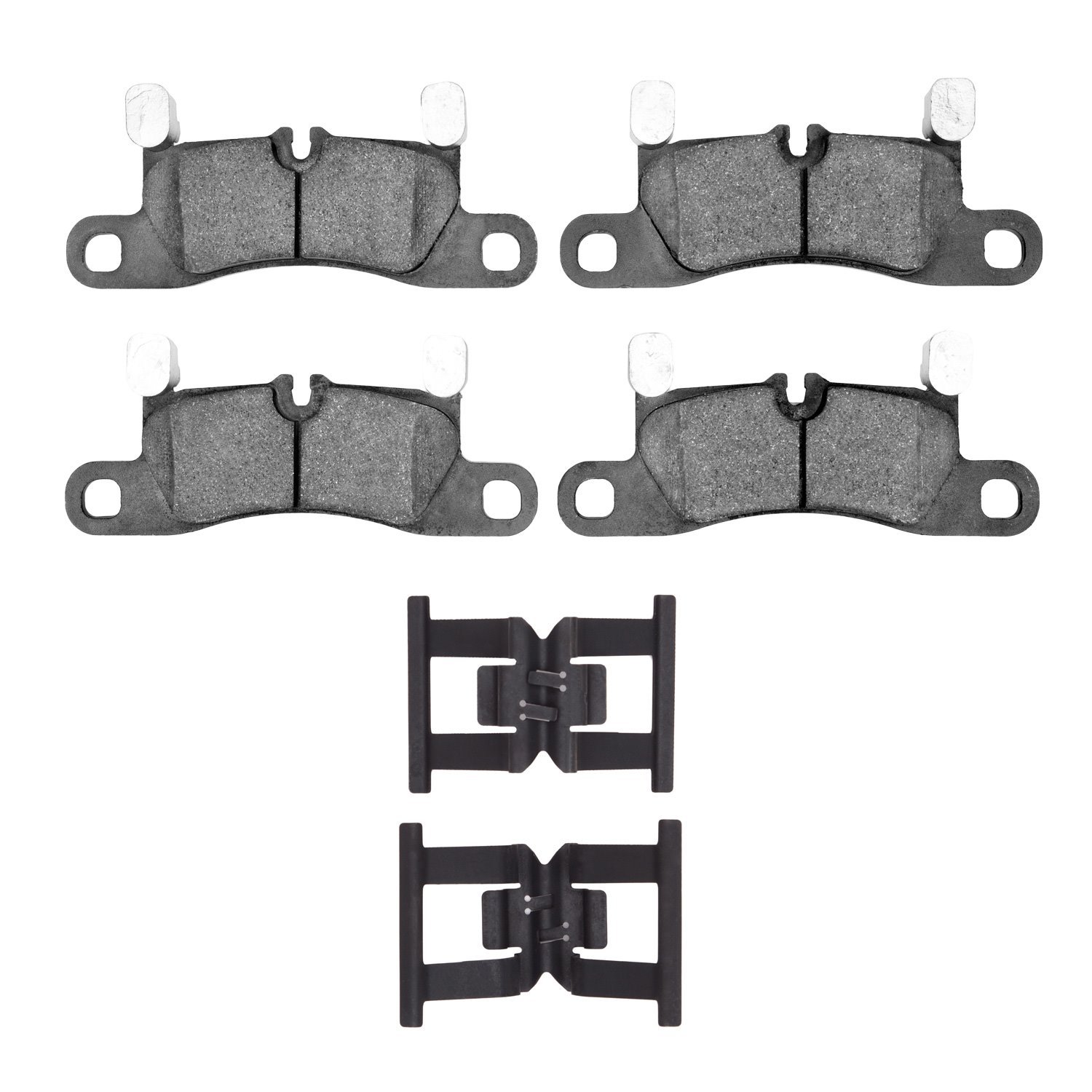 1311-1453-01 3000-Series Semi-Metallic Brake Pads & Hardware Kit, 2011-2018 Multiple Makes/Models, Position: Rear