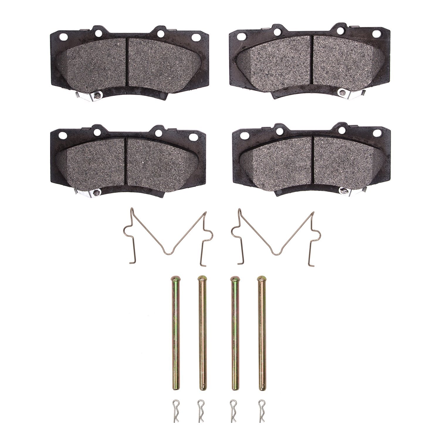 1311-1567-01 3000-Series Semi-Metallic Brake Pads & Hardware Kit, 2013-2015 Lexus/Toyota/Scion, Position: Front