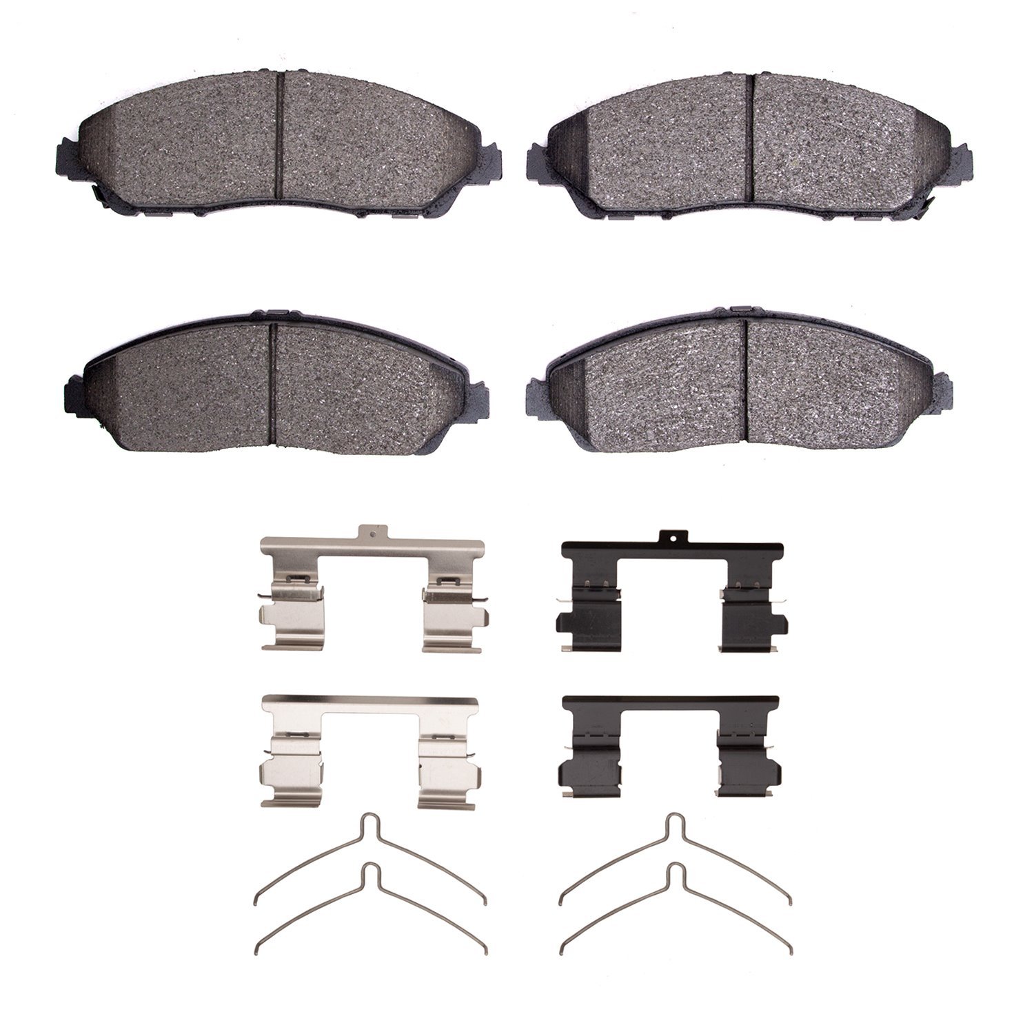 1311-1723-02 3000-Series Semi-Metallic Brake Pads & Hardware Kit, 2017-2020 Acura/Honda, Position: Front