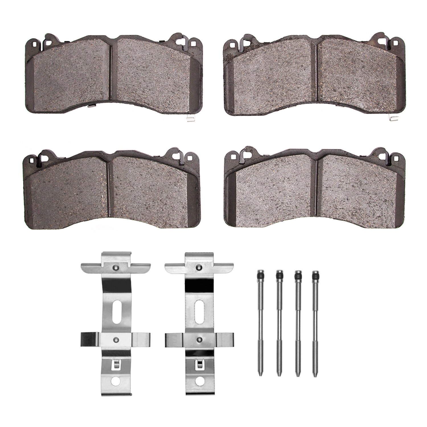 1311-1792-01 3000-Series Semi-Metallic Brake Pads & Hardware Kit, Fits Select Ford/Lincoln/Mercury/Mazda, Position: Front