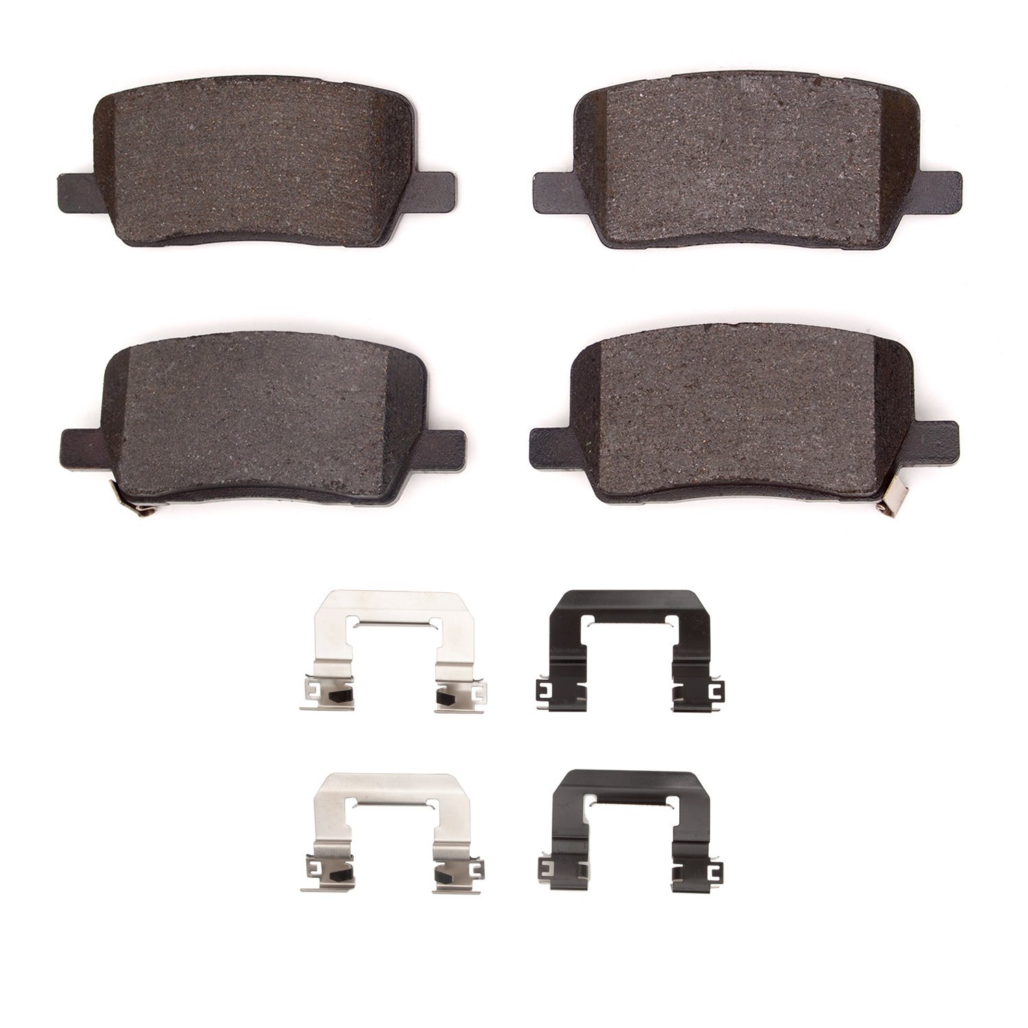 1311-2164-01 3000-Series Semi-Metallic Brake Pads & Hardware Kit, Fits Select Tesla, Position: Rear