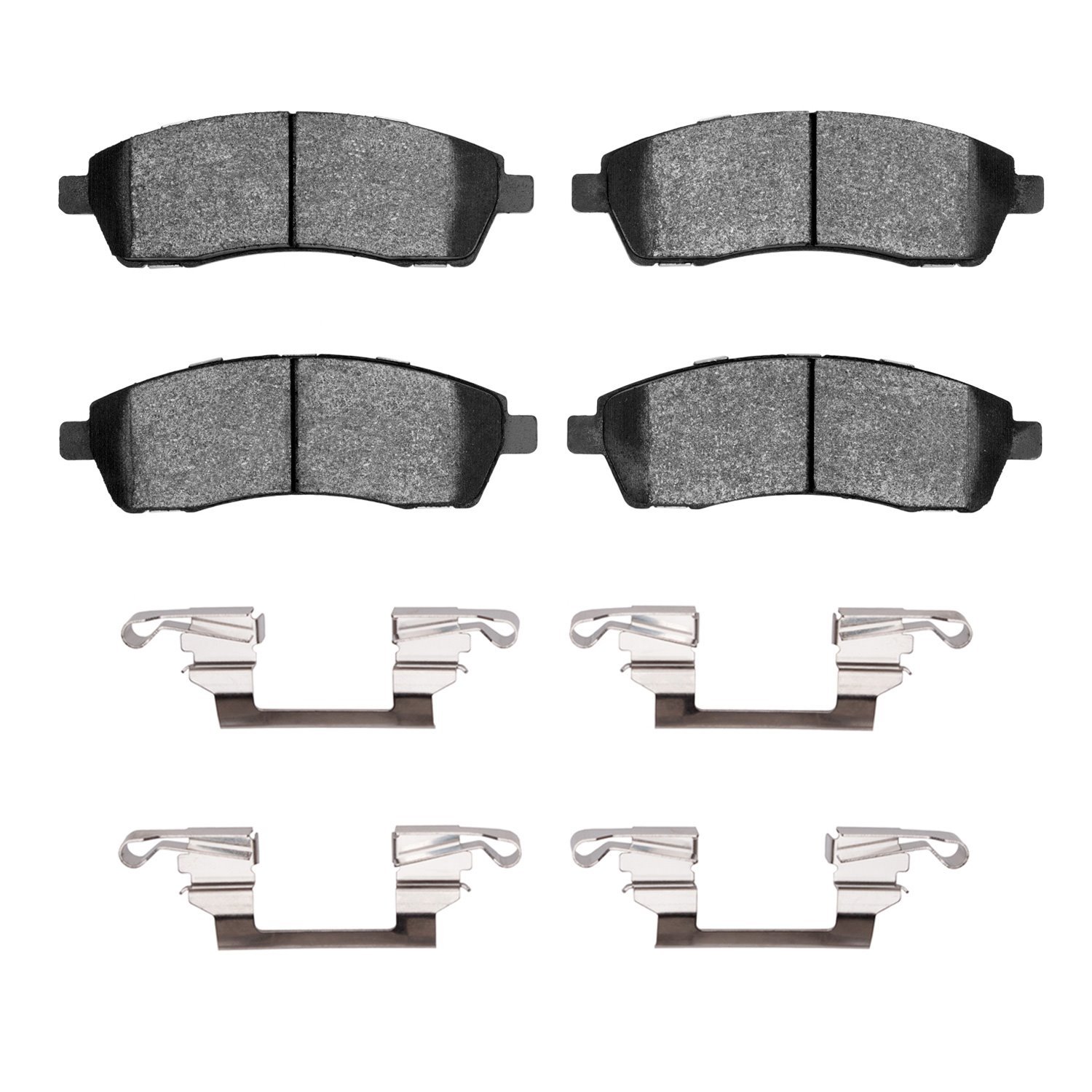 1400-0757-01 Ultimate-Duty Brake Pads & Hardware Kit, 1999-2005 Ford/Lincoln/Mercury/Mazda, Position: Rear