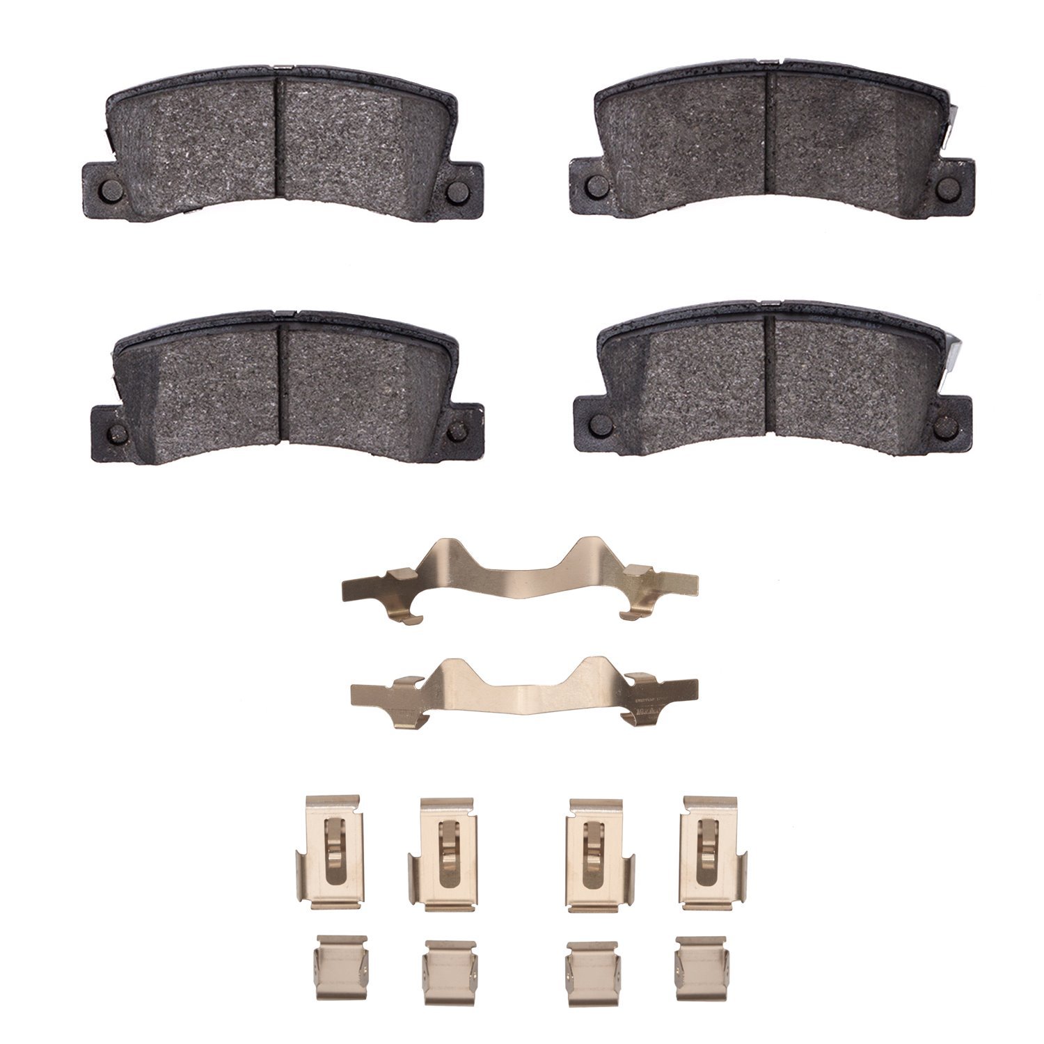 1551-0325-02 5000 Advanced Ceramic Brake Pads & Hardware Kit, 1986-1993 Lexus/Toyota/Scion, Position: Rear