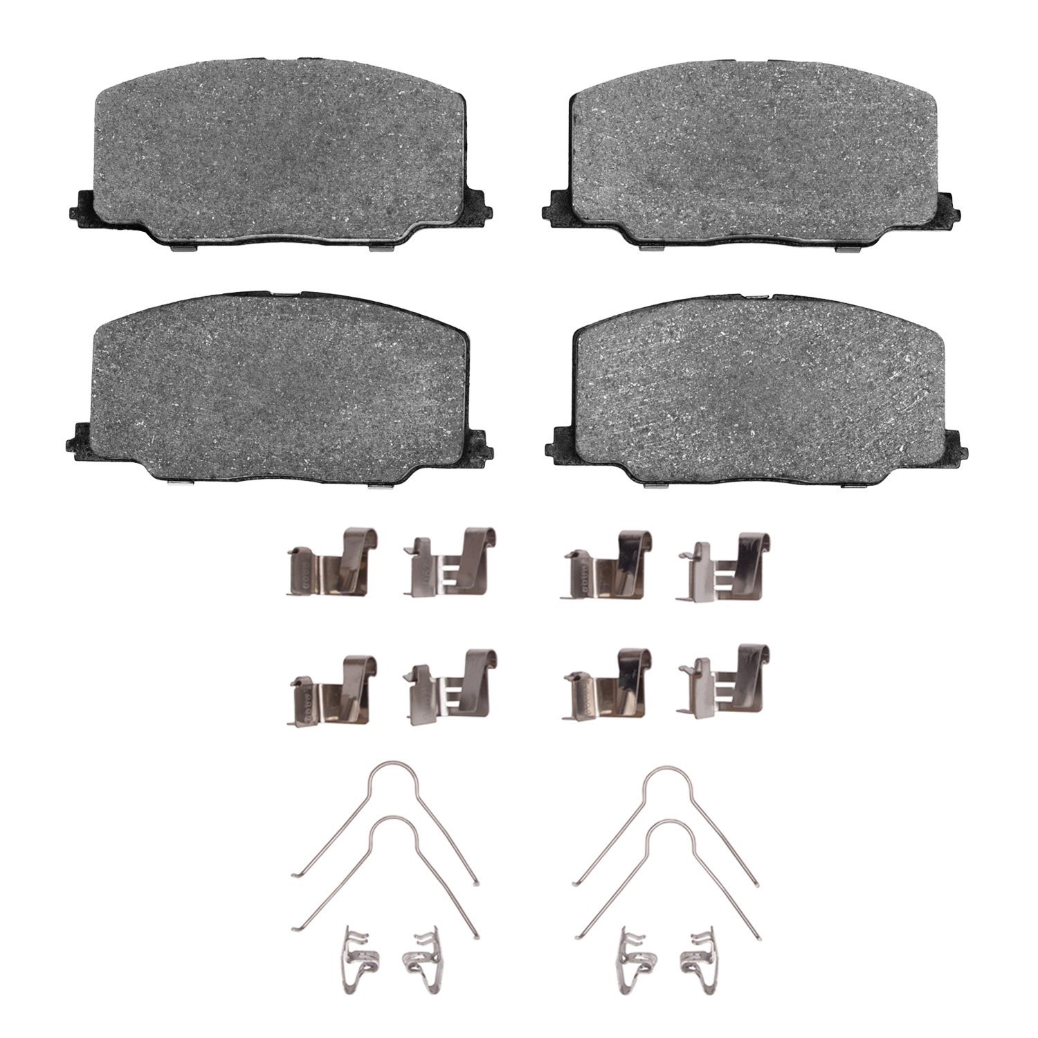 1551-0356-01 5000 Advanced Ceramic Brake Pads & Hardware Kit, 1987-1993 Lexus/Toyota/Scion, Position: Front