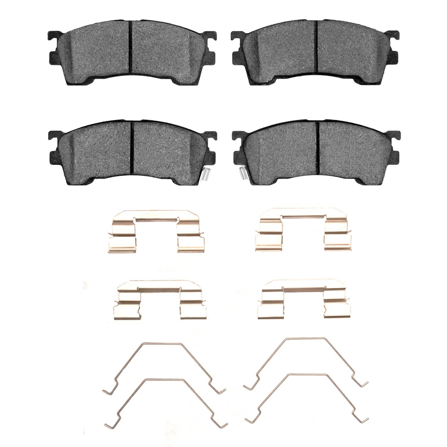 1551-0637-01 5000 Advanced Ceramic Brake Pads & Hardware Kit, 1998-2003 Ford/Lincoln/Mercury/Mazda, Position: Front
