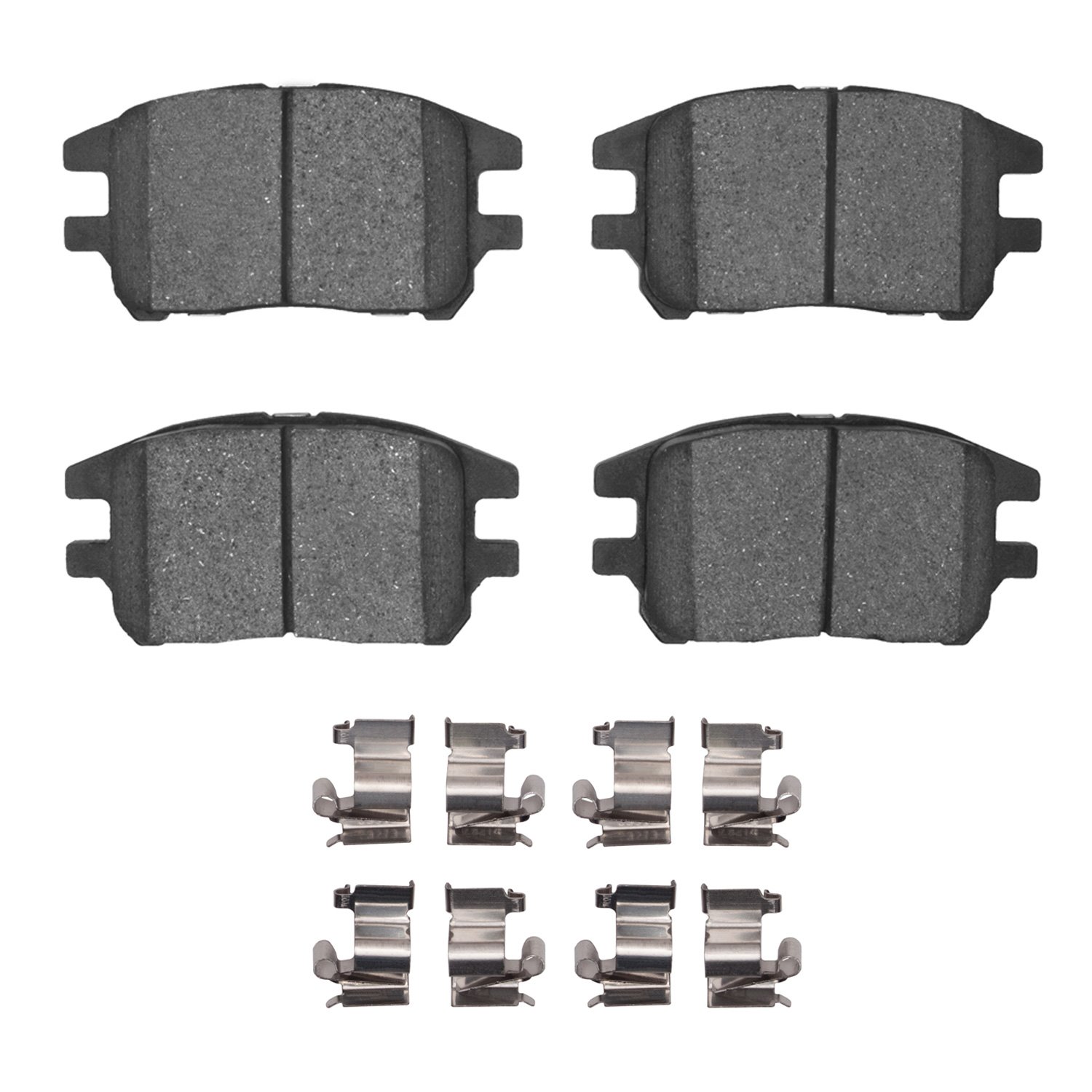 1551-0930-01 5000 Advanced Ceramic Brake Pads & Hardware Kit, 2002-2003 Lexus/Toyota/Scion, Position: Front