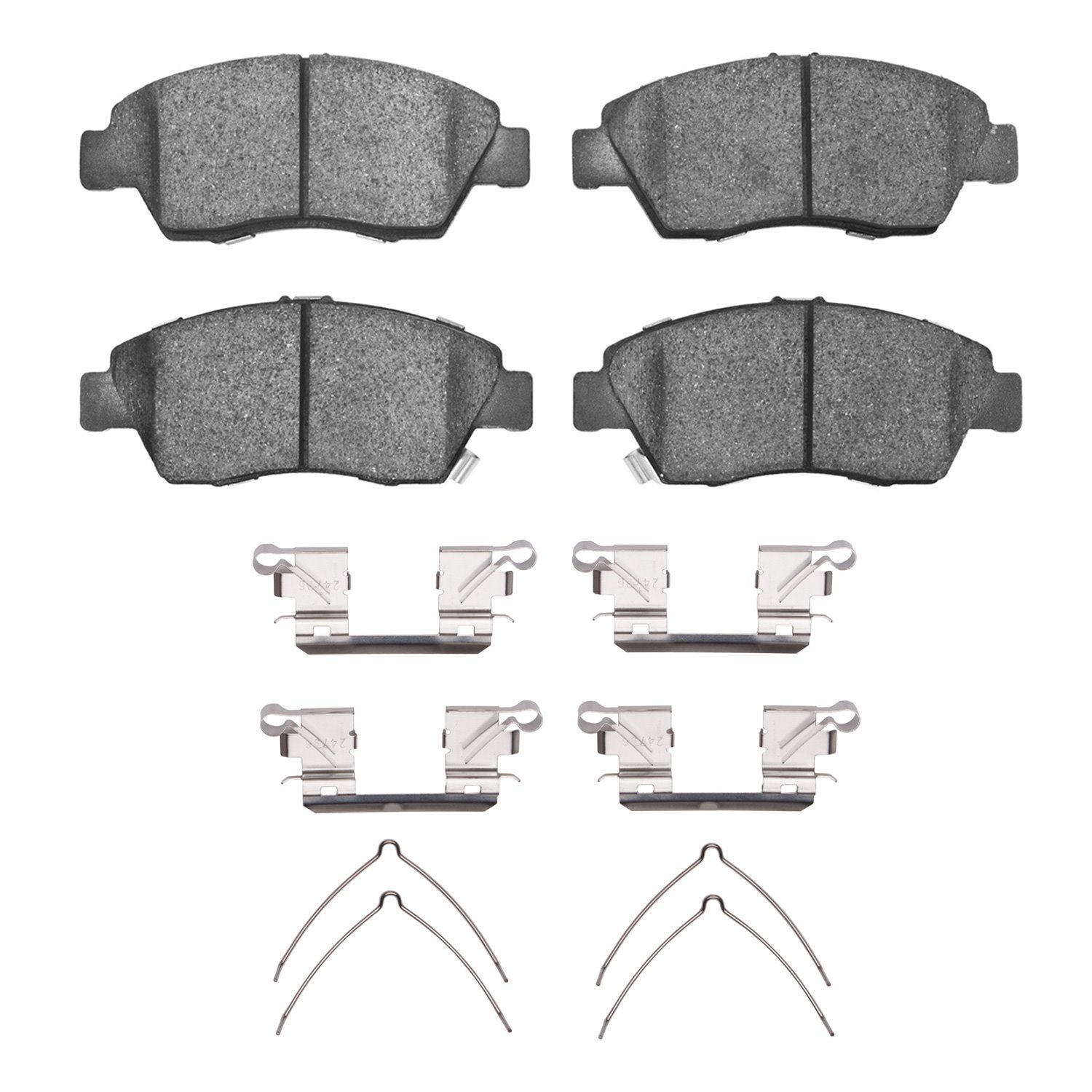 1551-0948-03 5000 Advanced Ceramic Brake Pads & Hardware Kit, 2012-2015 Acura/Honda, Position: Front