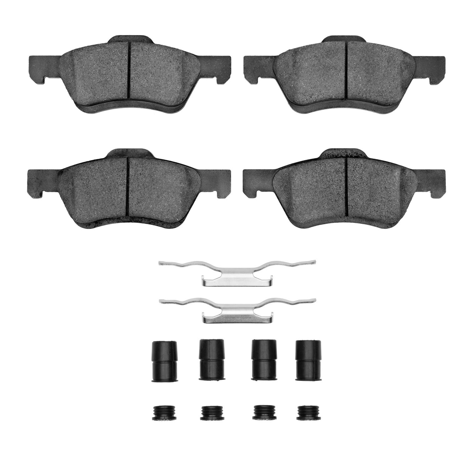 1551-1047-33 5000 Advanced Ceramic Brake Pads & Hardware Kit, 2011-2012 Ford/Lincoln/Mercury/Mazda, Position: Front
