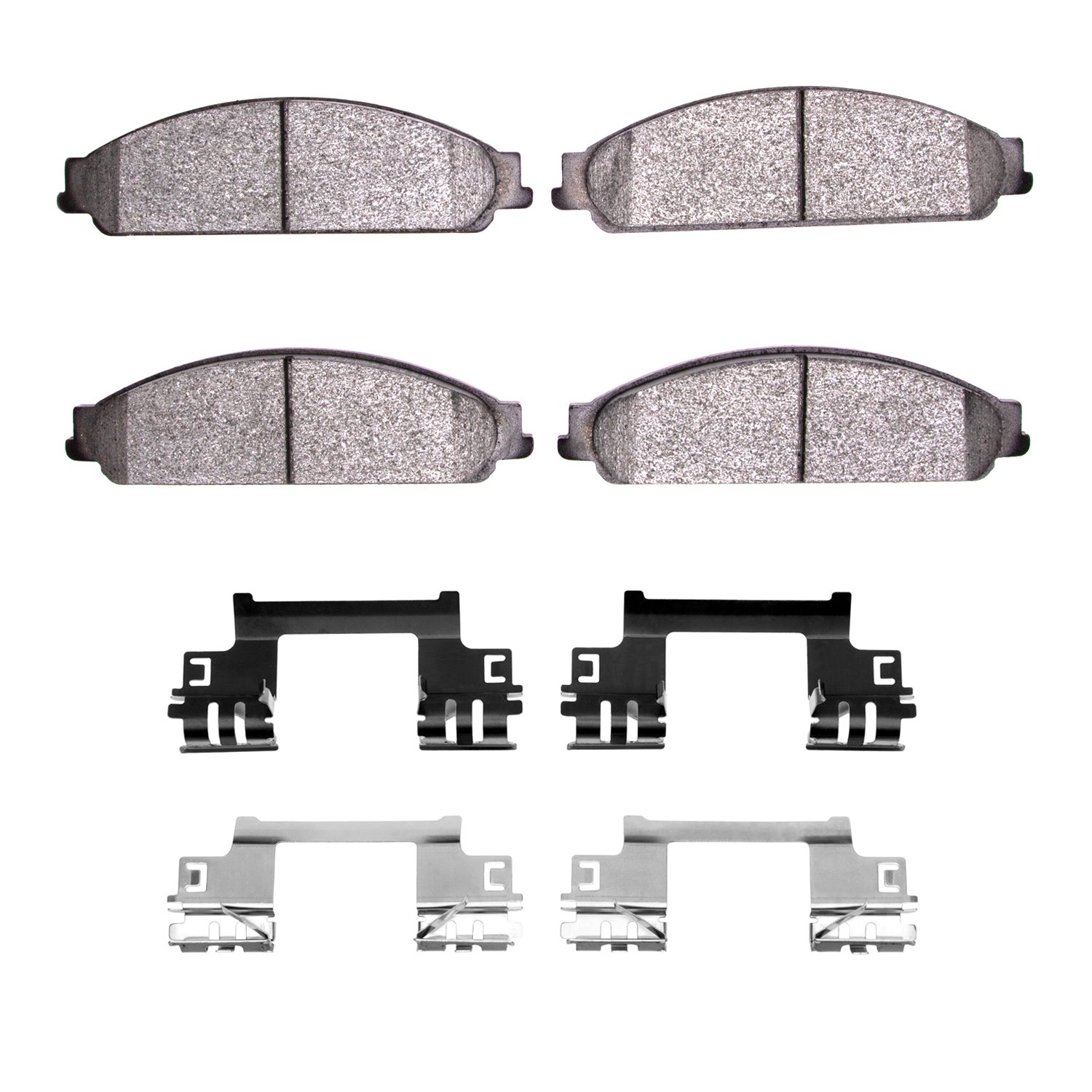 1551-1070-02 5000 Advanced Ceramic Brake Pads & Hardware Kit, 2005-2009 Ford/Lincoln/Mercury/Mazda, Position: Front