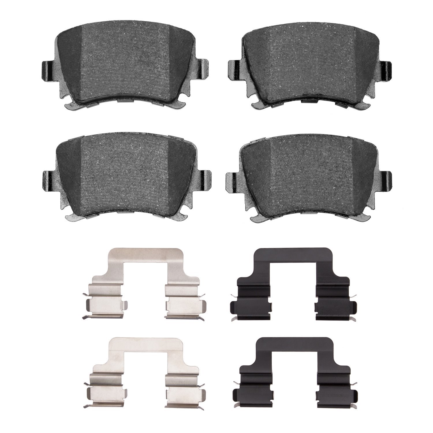 1551-1108-02 5000 Advanced Ceramic Brake Pads & Hardware Kit, 2008-2016 Audi/Volkswagen, Position: Rear