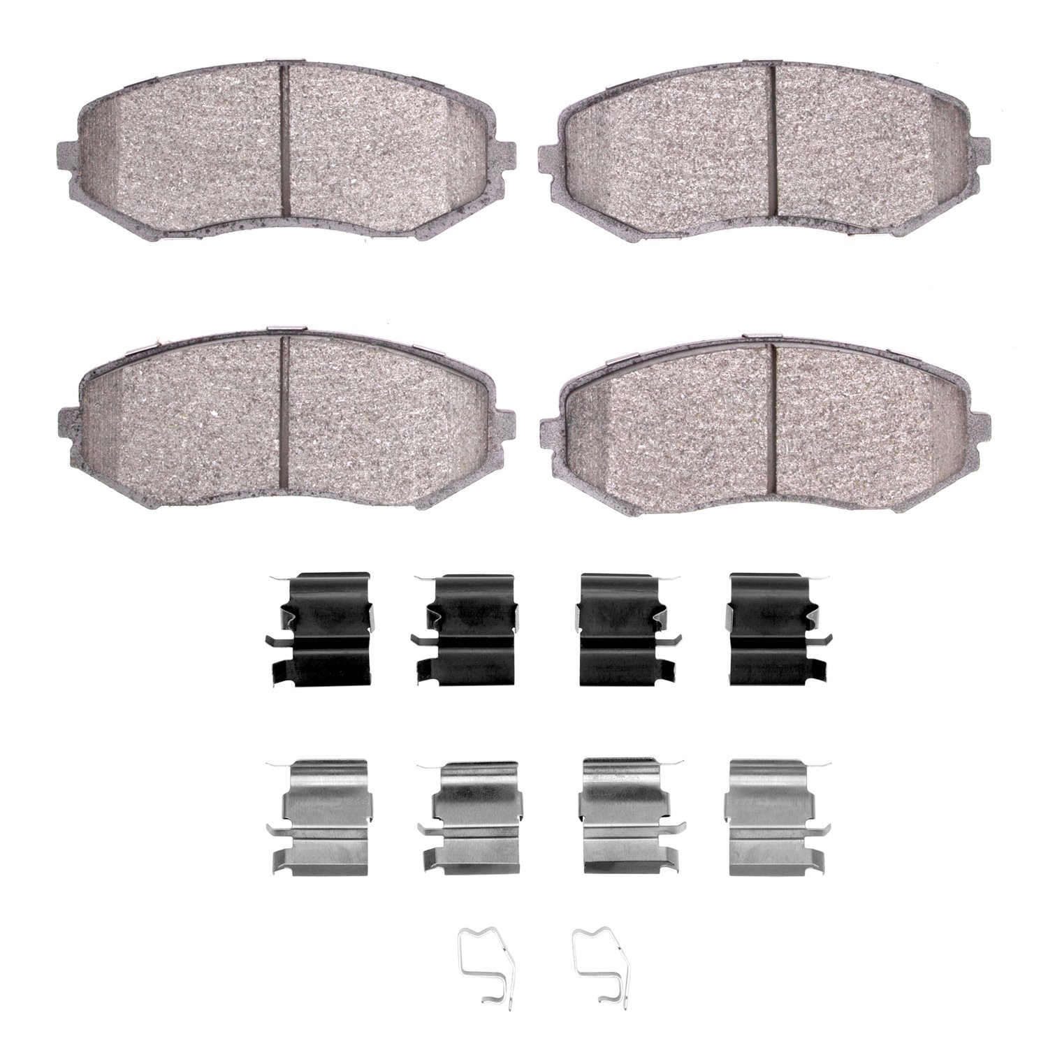 1551-1188-01 5000 Advanced Ceramic Brake Pads & Hardware Kit, 2006-2017 Suzuki, Position: Front