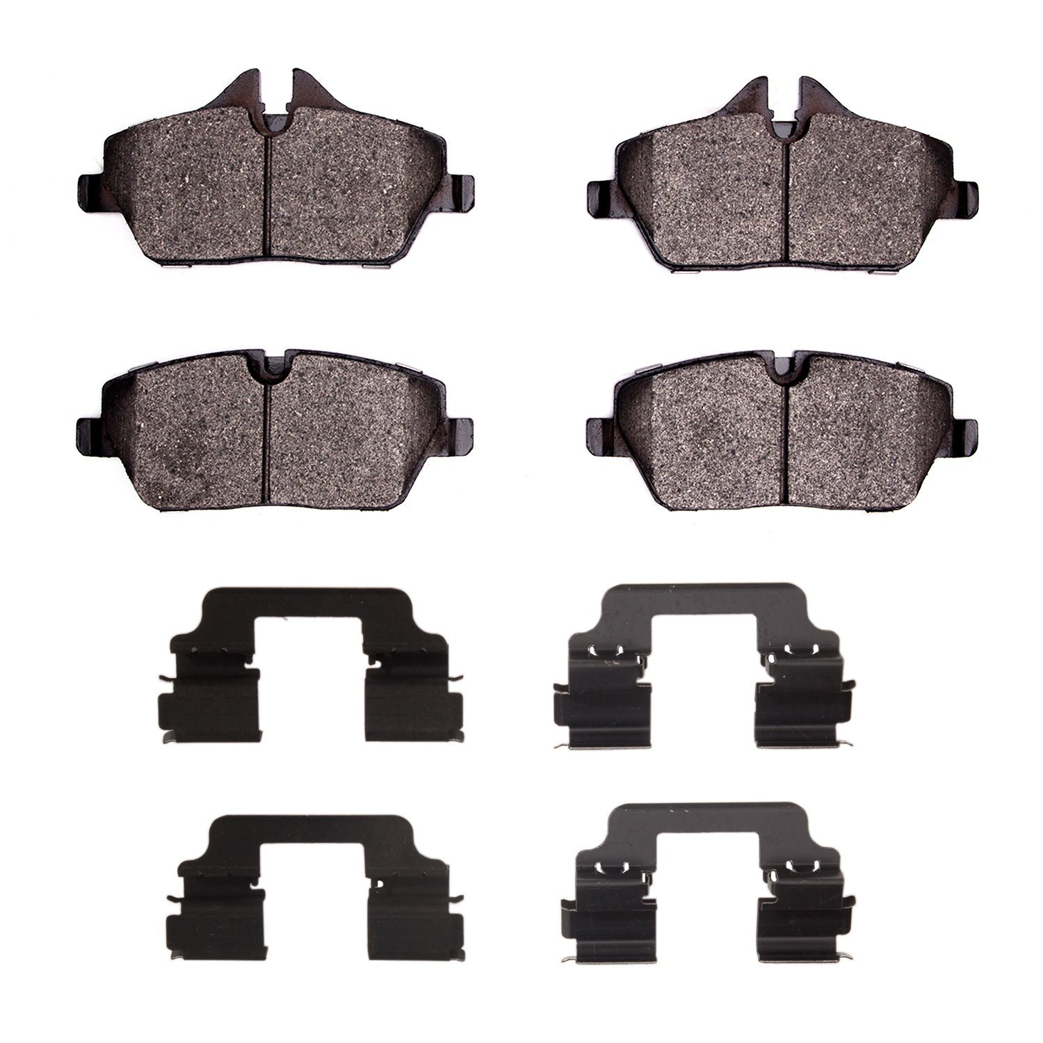 1551-1308-12 5000 Advanced Low-Metallic Brake Pads & Hardware Kit, 2014-2021 BMW, Position: Front