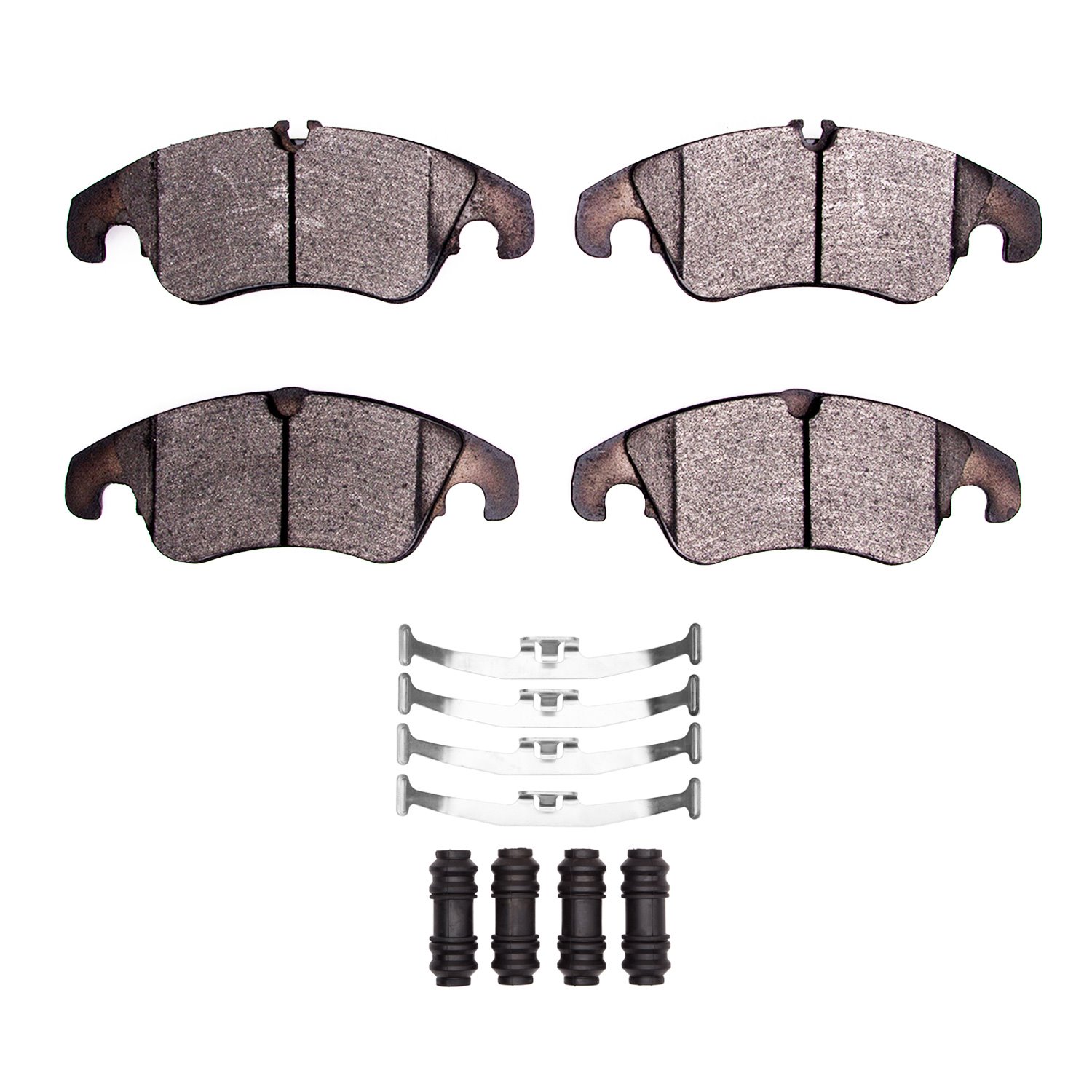 1551-1322-01 5000 Advanced Low-Metallic Brake Pads & Hardware Kit, 2008-2017 Audi/Volkswagen, Position: Front