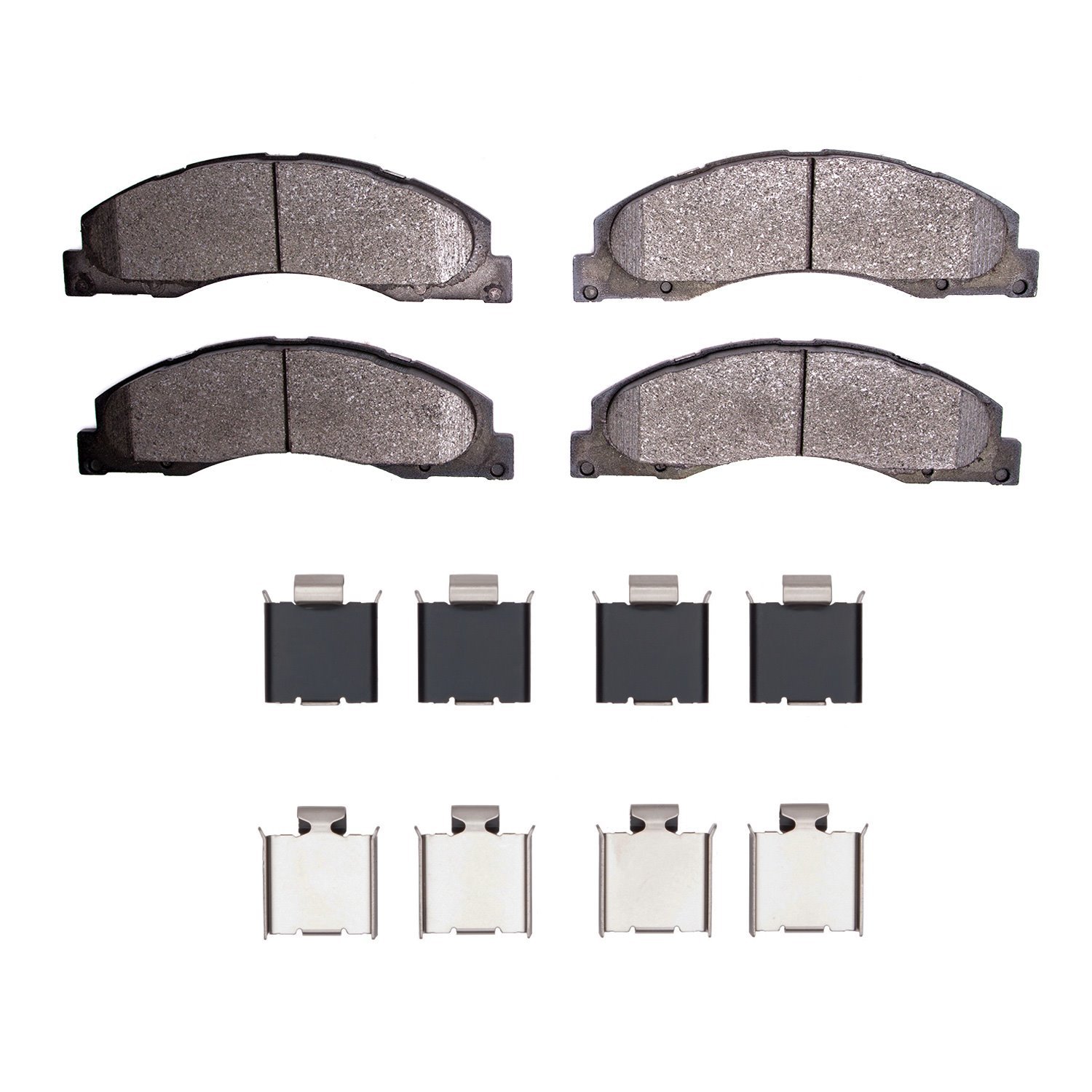 1551-1328-01 5000 Advanced Semi-Metallic Brake Pads & Hardware Kit, Fits Select Ford/Lincoln/Mercury/Mazda, Position: Front,Fr