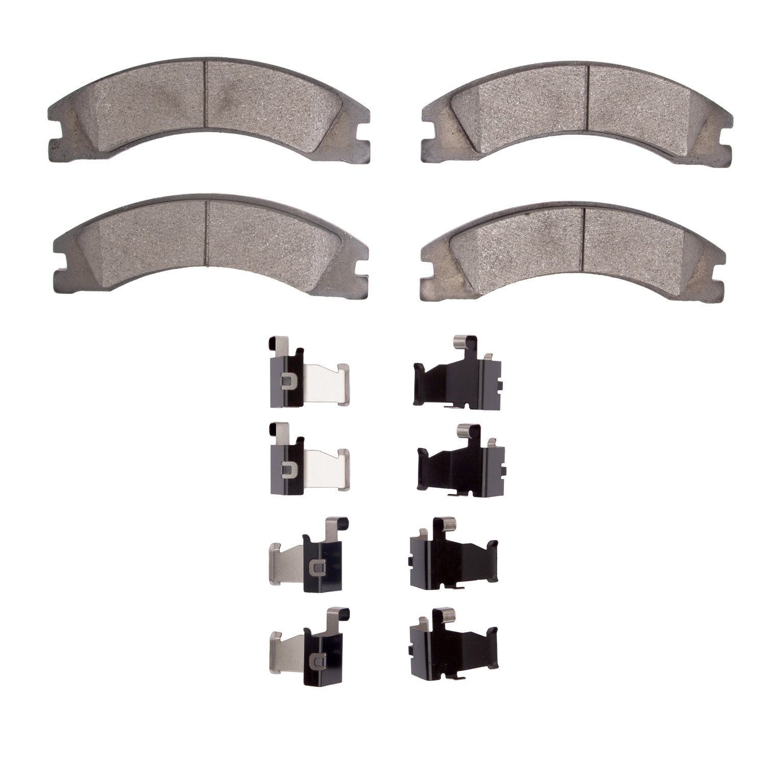 1551-1330-01 5000 Advanced Semi-Metallic Brake Pads & Hardware Kit, Fits Select Ford/Lincoln/Mercury/Mazda, Position: Rear,Rr