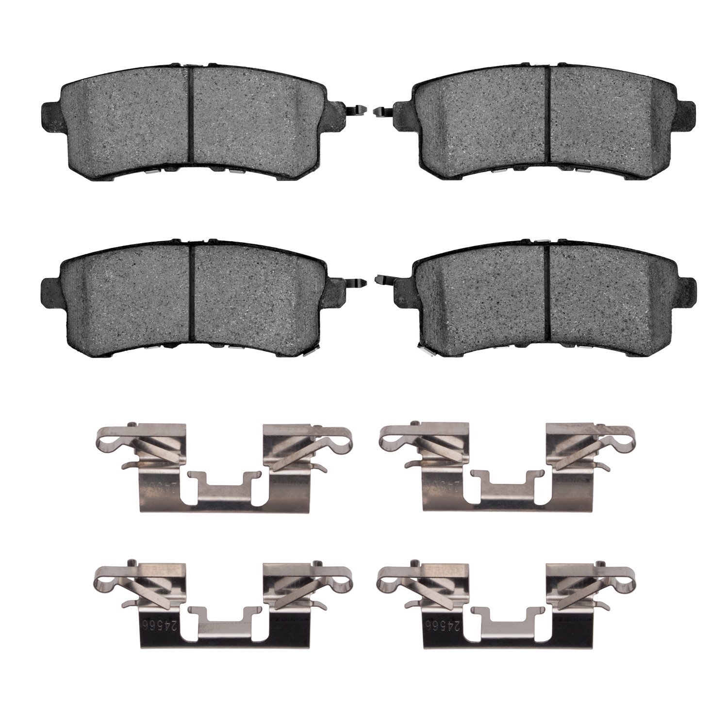 1551-1510-01 5000 Advanced Ceramic Brake Pads & Hardware Kit, Fits Select Infiniti/Nissan, Position: Rear