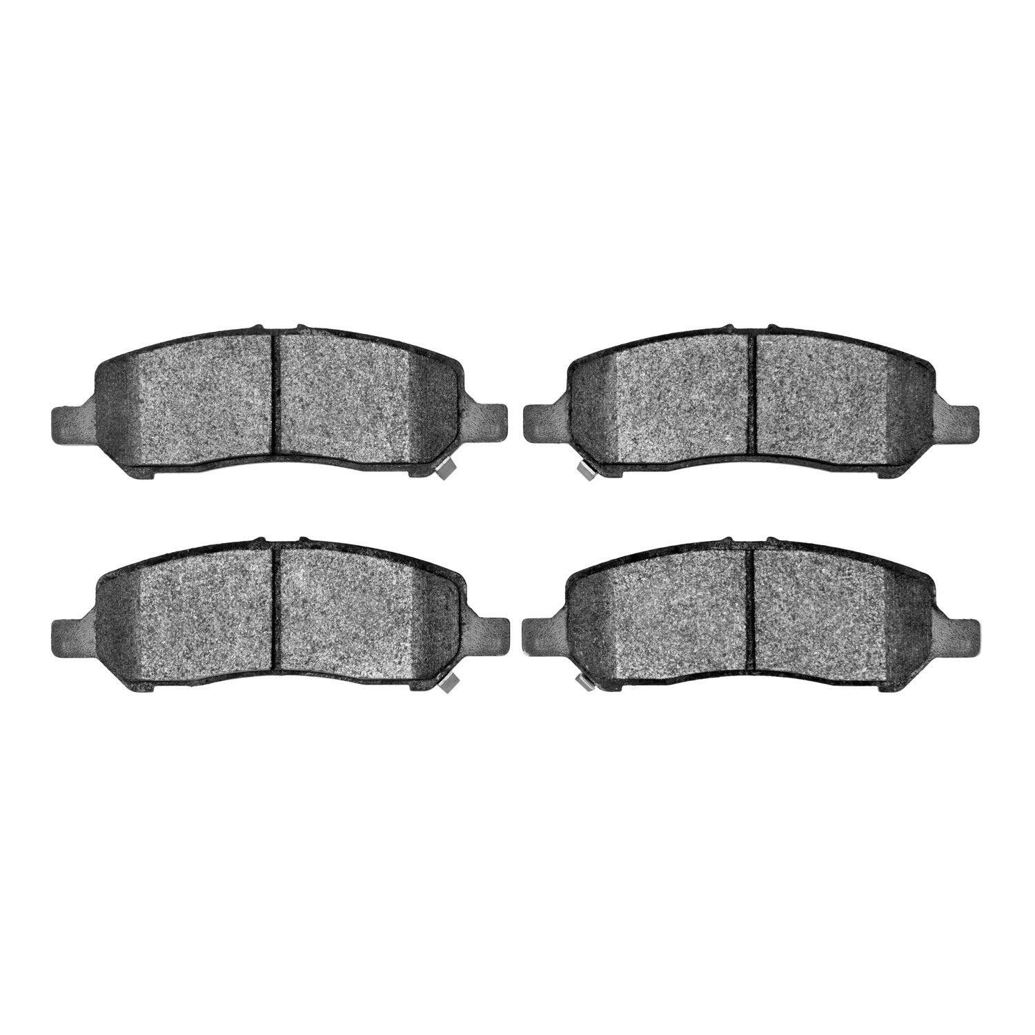 1551-1647-00 5000 Advanced Ceramic Brake Pads, 2013-2016 Mopar, Position: Rear
