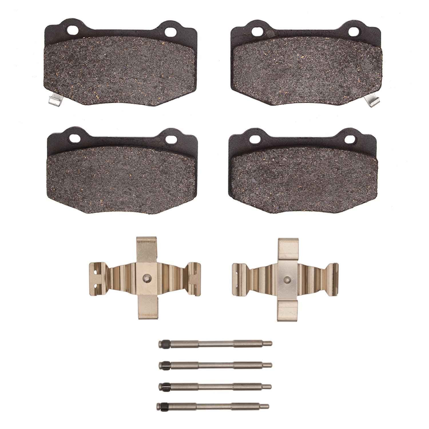 1551-1718-01 5000 Advanced Ceramic Brake Pads & Hardware Kit, Fits Select GM, Position: Rear
