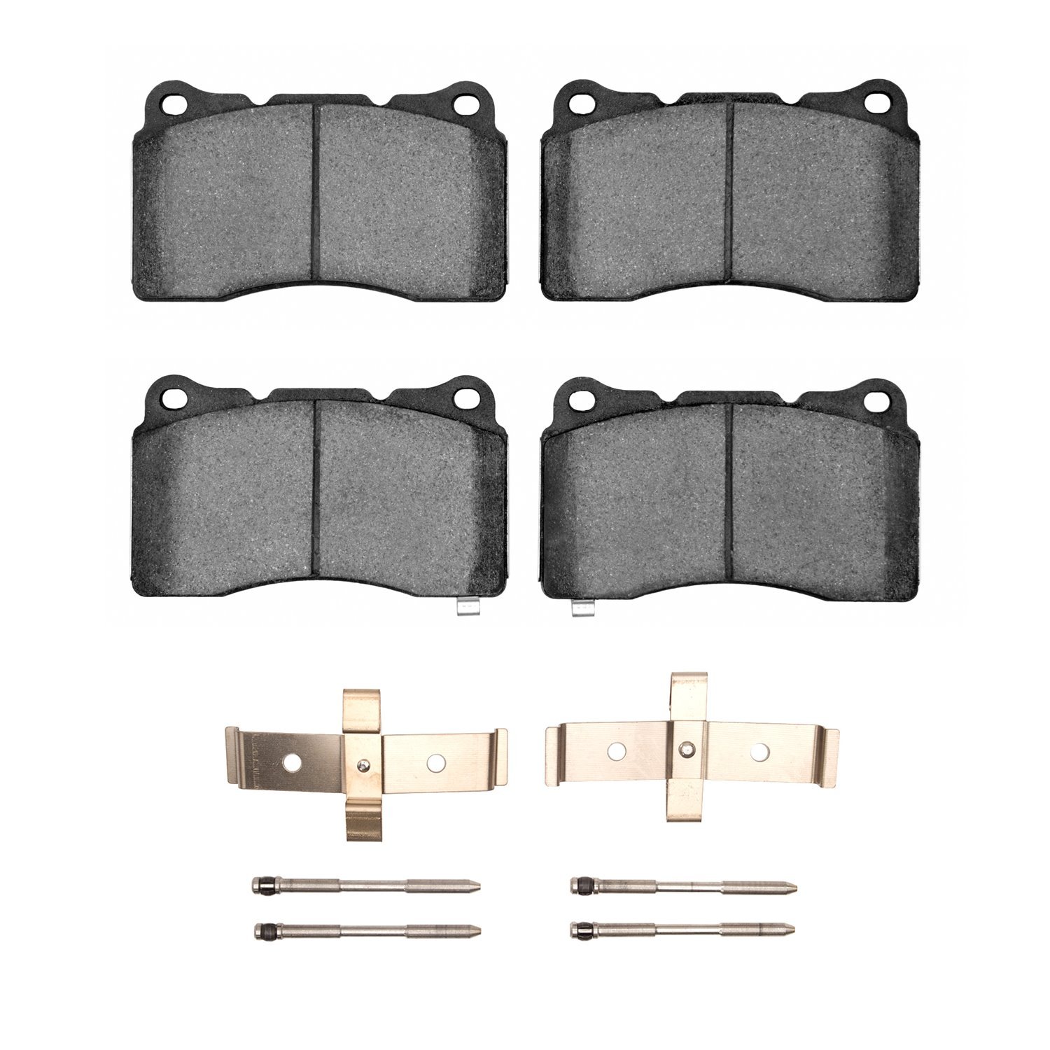 1551-1743-01 5000 Advanced Ceramic Brake Pads & Hardware Kit, 2010-2016 Kia/Hyundai/Genesis, Position: Front