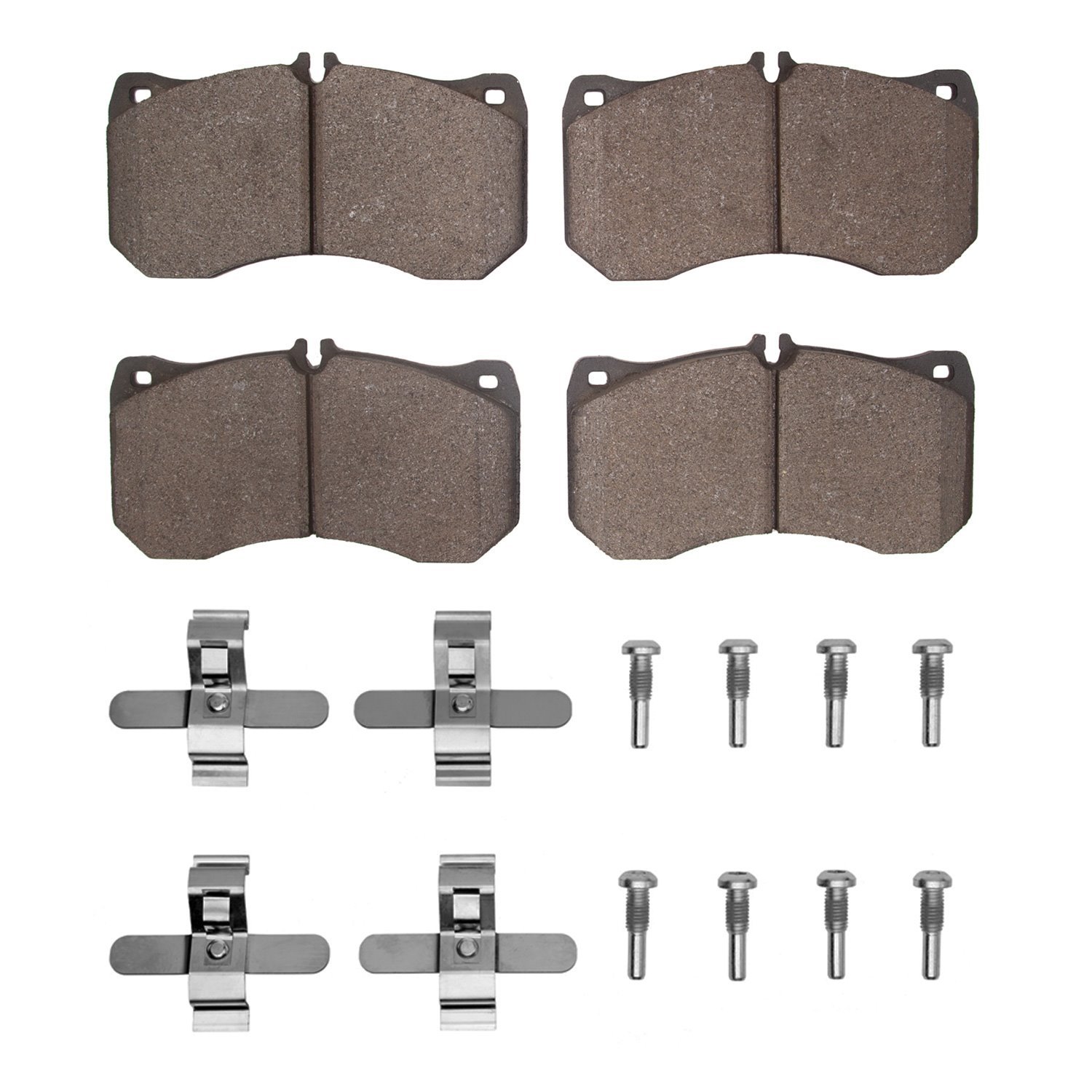 1551-1781-01 5000 Advanced Low-Metallic Brake Pads & Hardware Kit, 2013-2018 Audi/Volkswagen, Position: Front