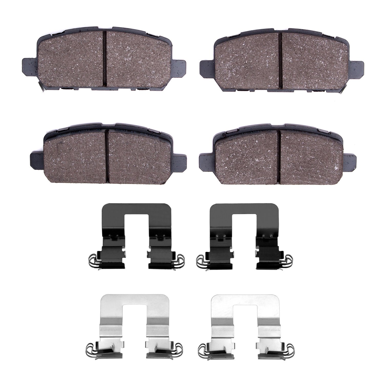 1551-1841-01 5000 Advanced Ceramic Brake Pads & Hardware Kit, Fits Select Acura/Honda, Position: Rear