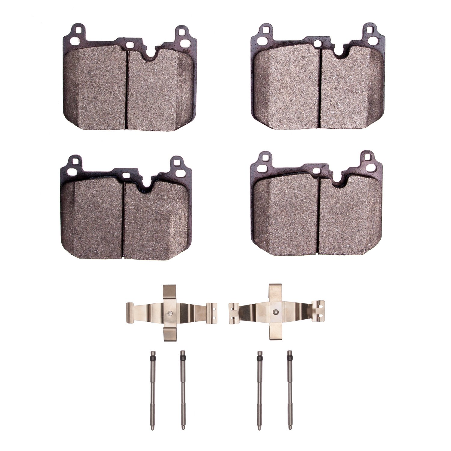 1551-1875-01 5000 Advanced Low-Metallic Brake Pads & Hardware Kit, 2015-2019 Mini, Position: Front