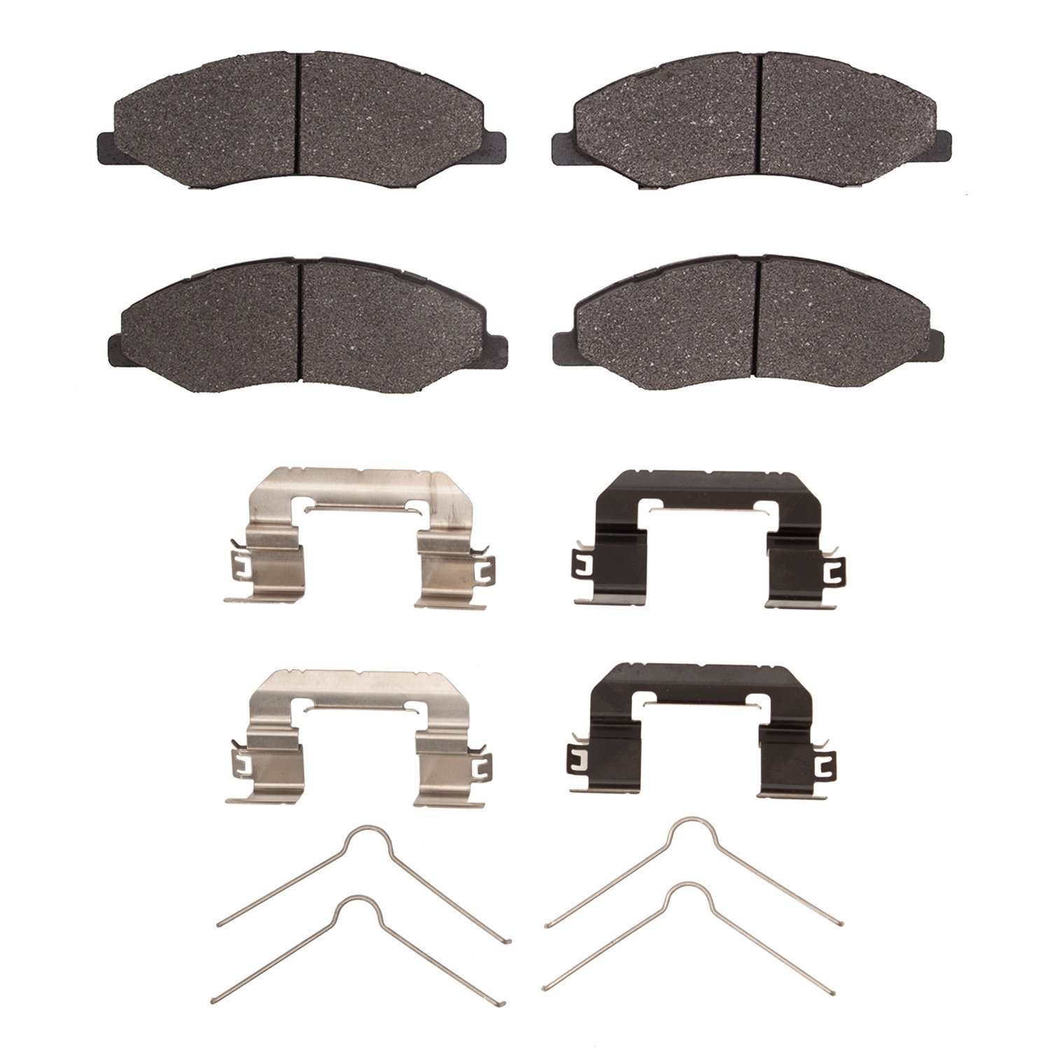1551-2089-01 5000 Advanced Ceramic Brake Pads & Hardware Kit, Fits Select Acura/Honda, Position: Front