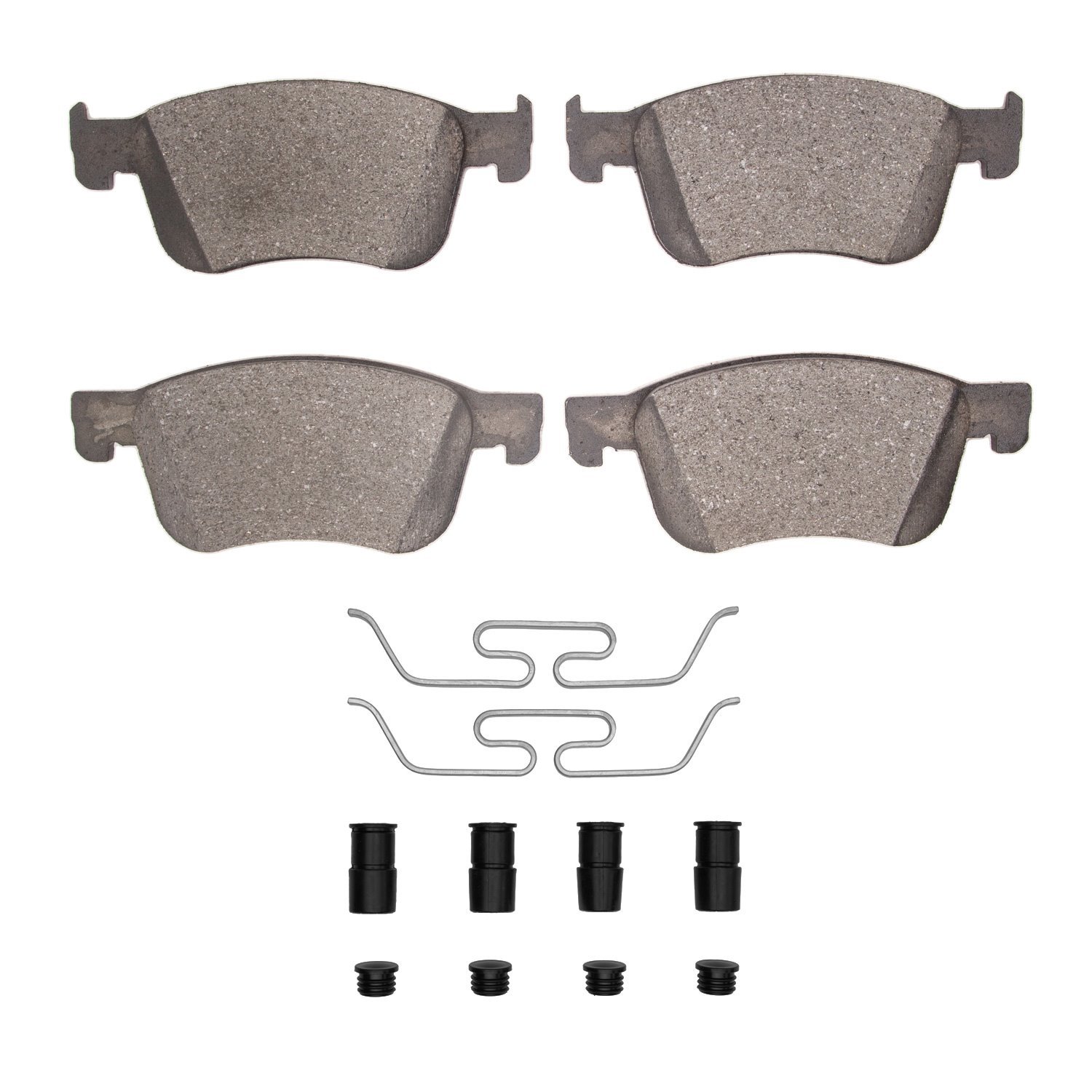1551-2115-01 5000 Advanced Ceramic Brake Pads & Hardware Kit, Fits Select Acura/Honda, Position: Front