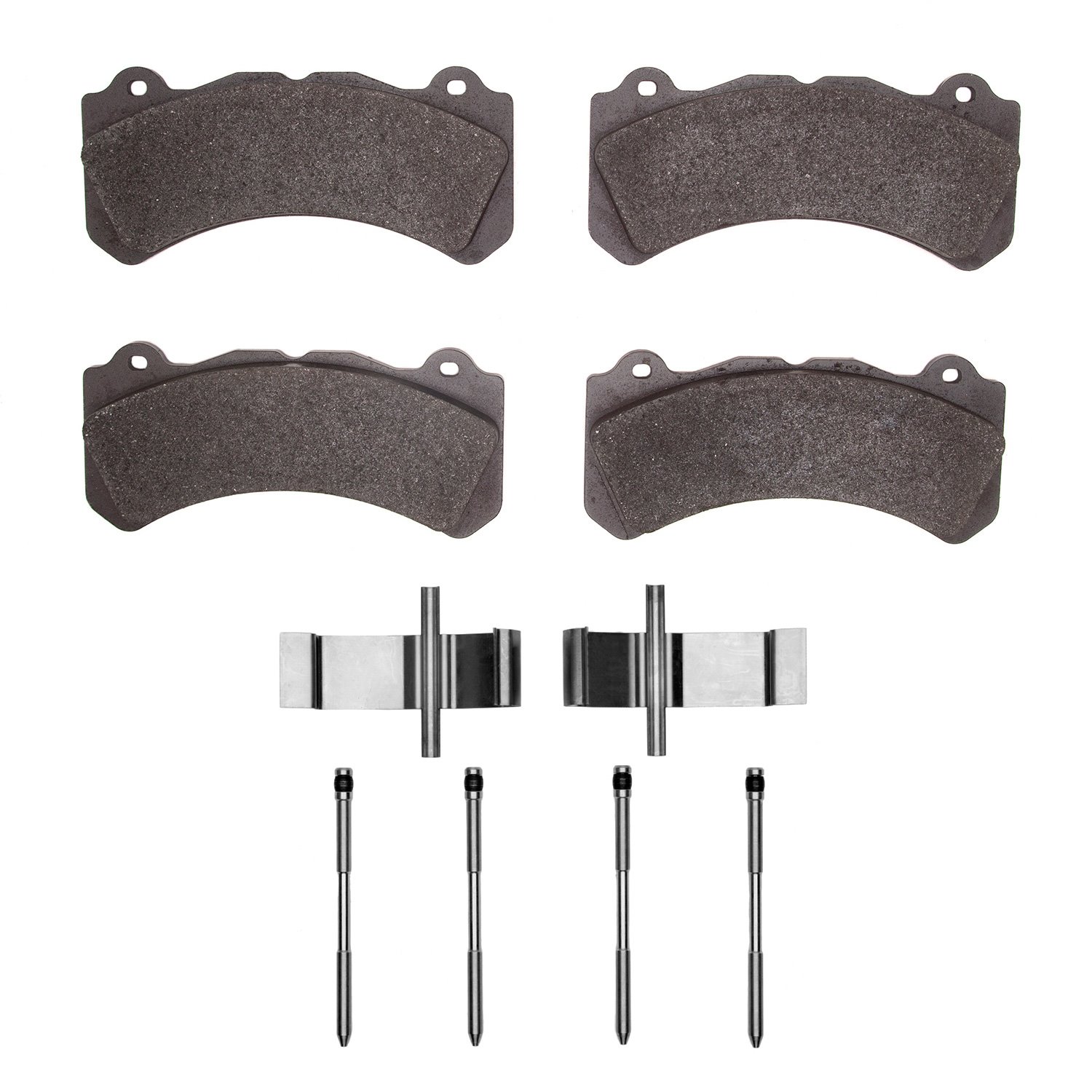 1551-2143-01 5000 Advanced Low-Metallic Brake Pads & Hardware Kit, Fits Select Volvo, Position: Front