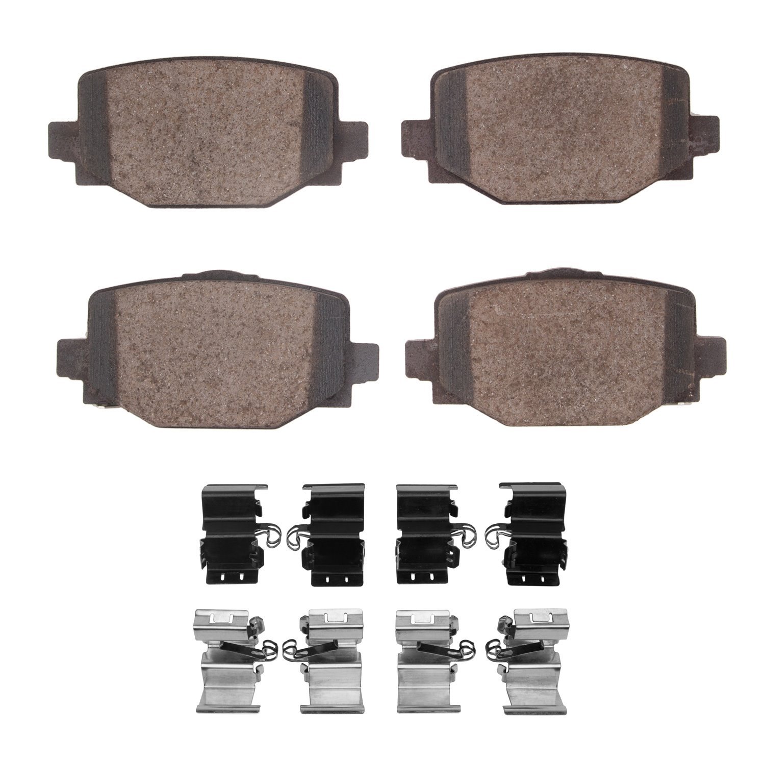 1551-2191-01 5000 Advanced Ceramic Brake Pads & Hardware Kit, Fits Select Infiniti/Nissan, Position: Rear