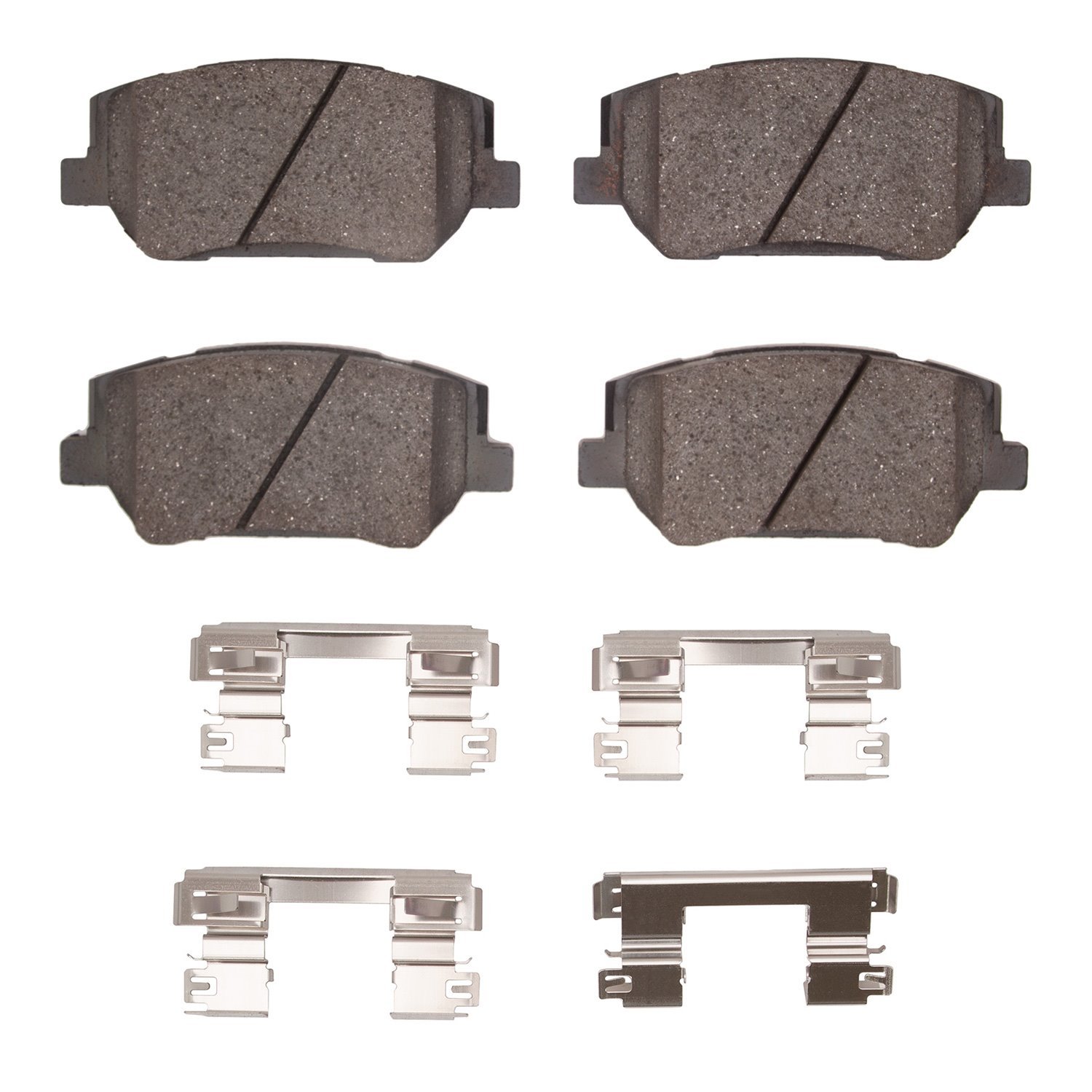 1551-2198-01 5000 Advanced Ceramic Brake Pads & Hardware Kit, 2019-2020 Kia/Hyundai/Genesis, Position: Front