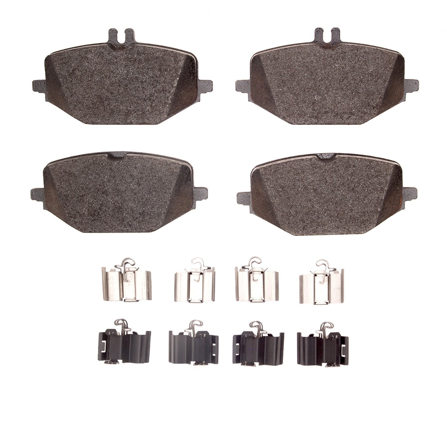 1551-2210-01 5000 Advanced Low-Metallic Brake Pads & Hardware Kit, Fits Select Mercedes-Benz, Position: Rear