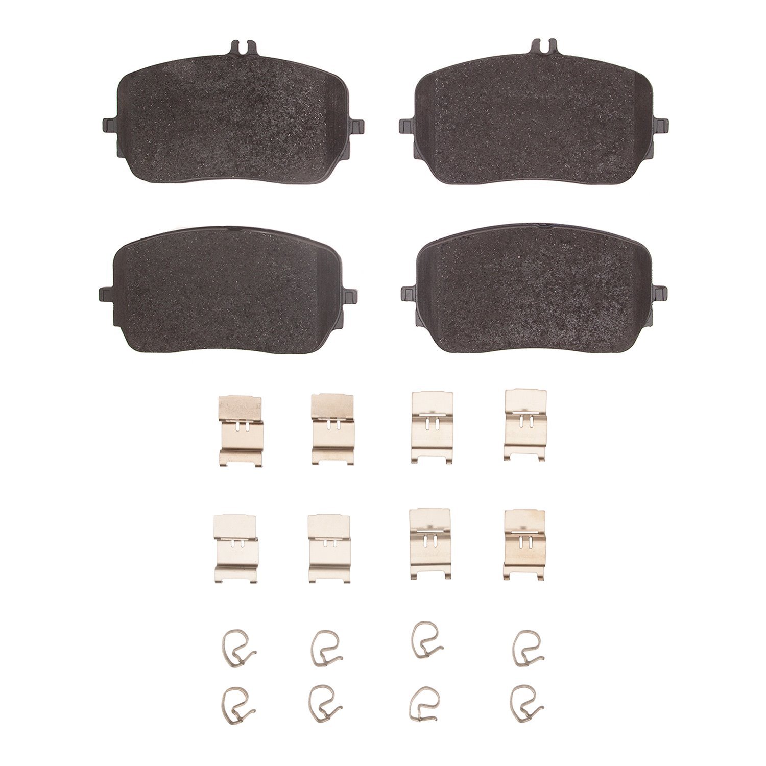 1551-2237-01 5000 Advanced Ceramic Brake Pads & Hardware Kit, Fits Select Mercedes-Benz, Position: Front
