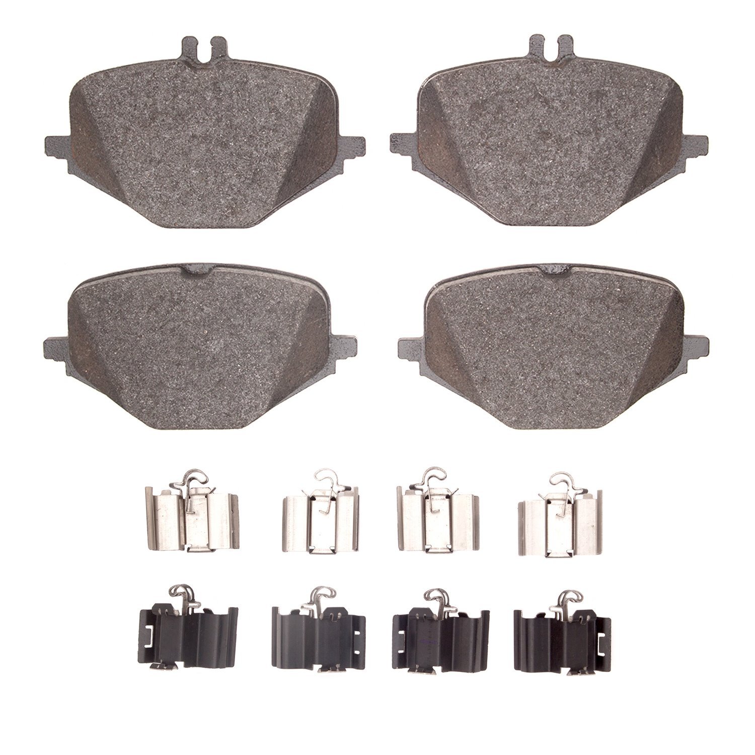 1551-2239-01 5000 Advanced Low-Metallic Brake Pads & Hardware Kit, Fits Select Mercedes-Benz, Position: Rear
