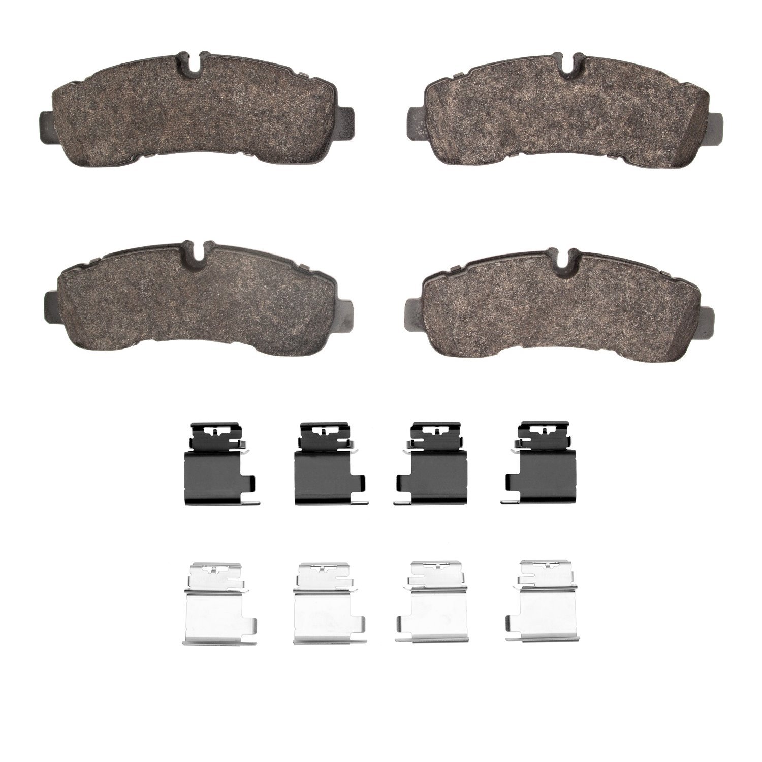 1551-2281-01 5000 Advanced Semi-Metallic Brake Pads & Hardware Kit, Fits Select Ford/Lincoln/Mercury/Mazda, Position: Rear